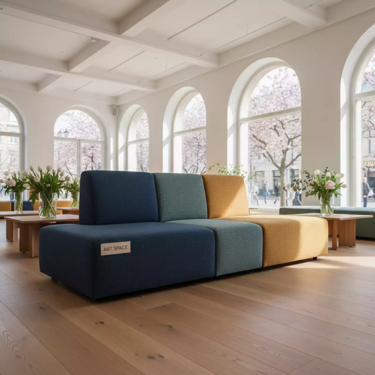 Аренда Диван модульный Аллюр с одной спинкой в Boutique Hotel PORTUM 1905 — ART SPACE