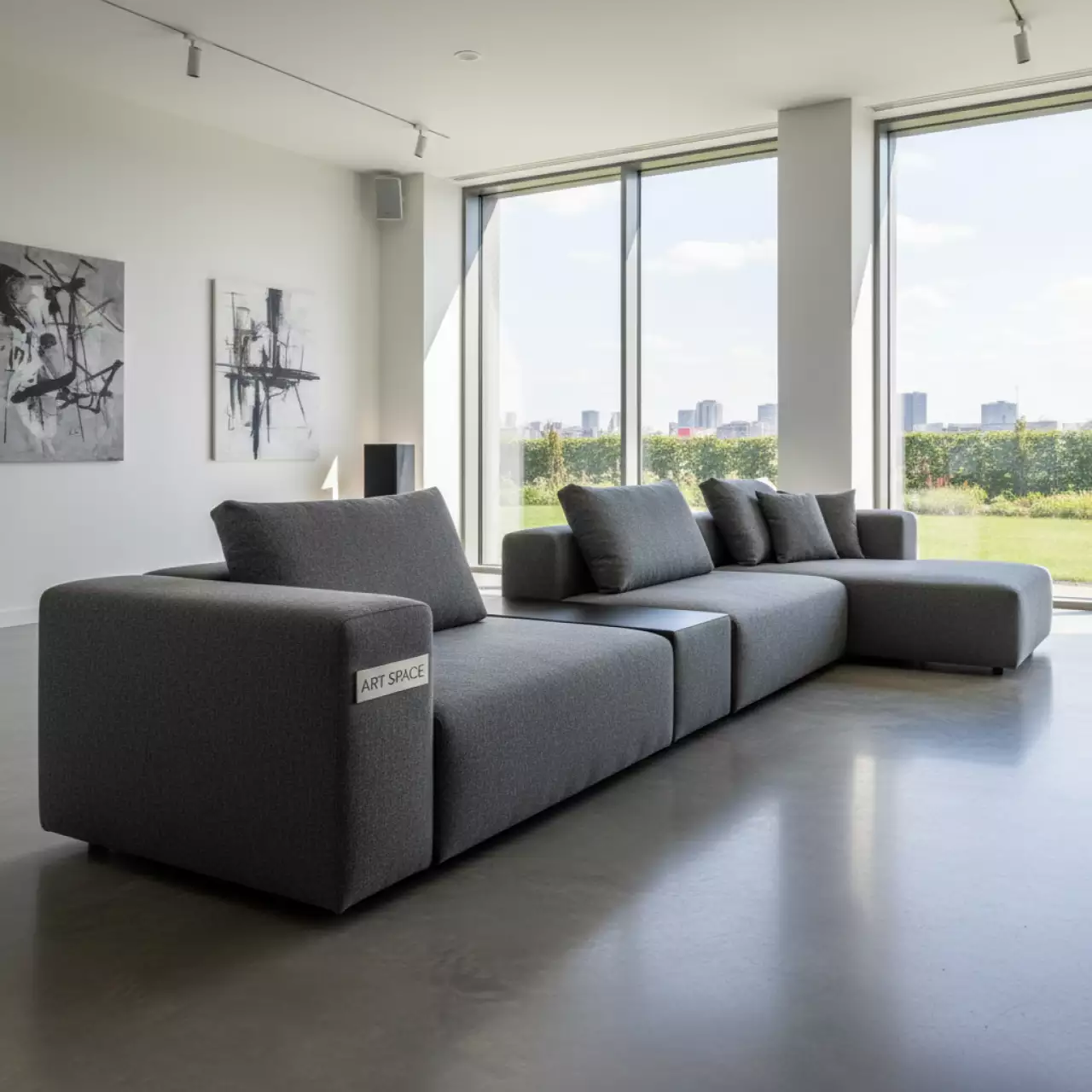 Аренда Диван модульный Block grey в санатории «Октябрьский» — ART SPACE