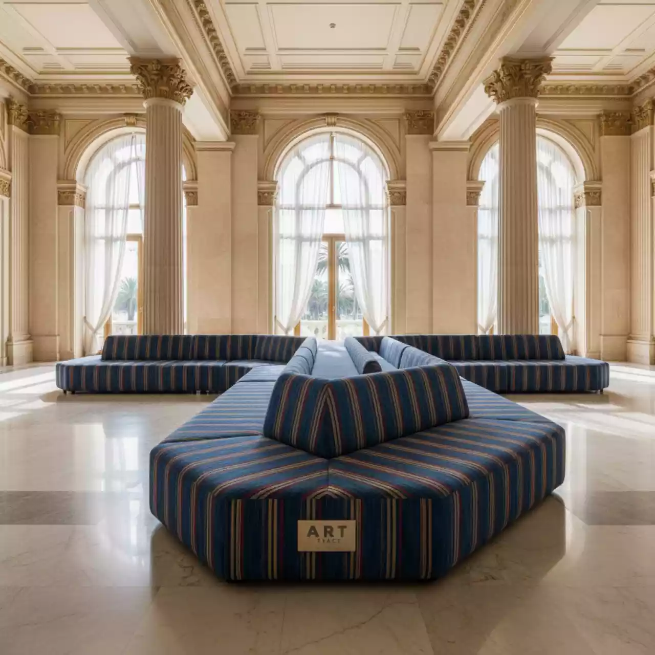 Аренда Диван модульный Honami Module 1 в конгресс-холле отеля Жемчужина — ART SPACE