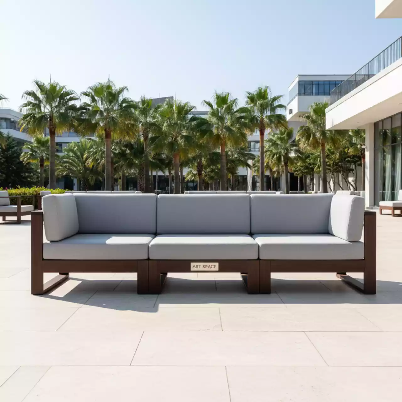 Аренда Диван модульный венге в санатории «Заполярье» — ART SPACE