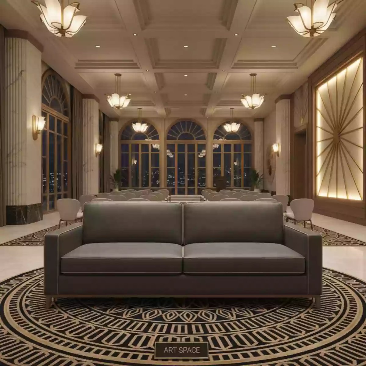 Аренда Диван MONT S 3.001 темно серый в Karat Resort — ART SPACE