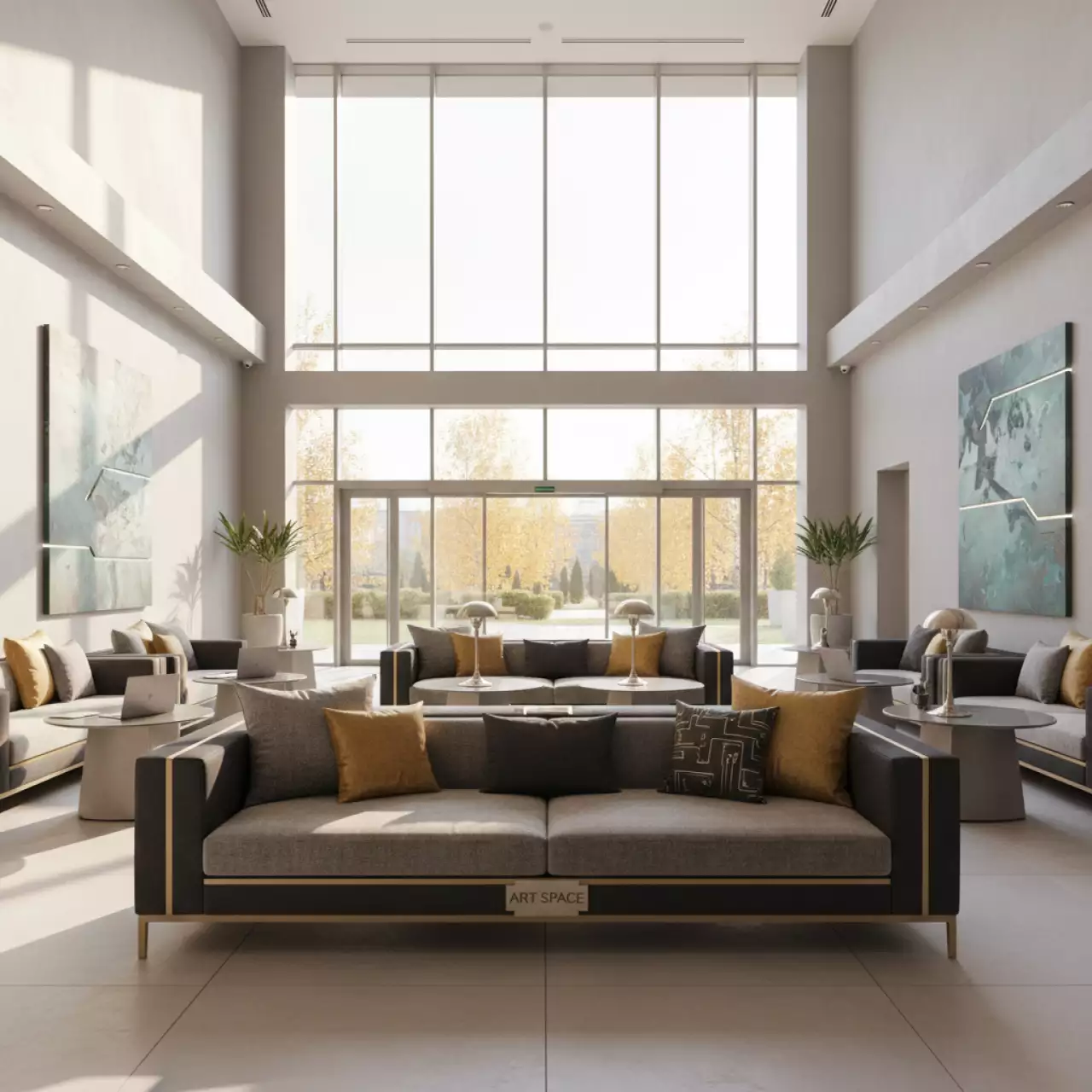 Аренда Диван Muna Le с подушками в Imeretinskiy Hotel — ART SPACE