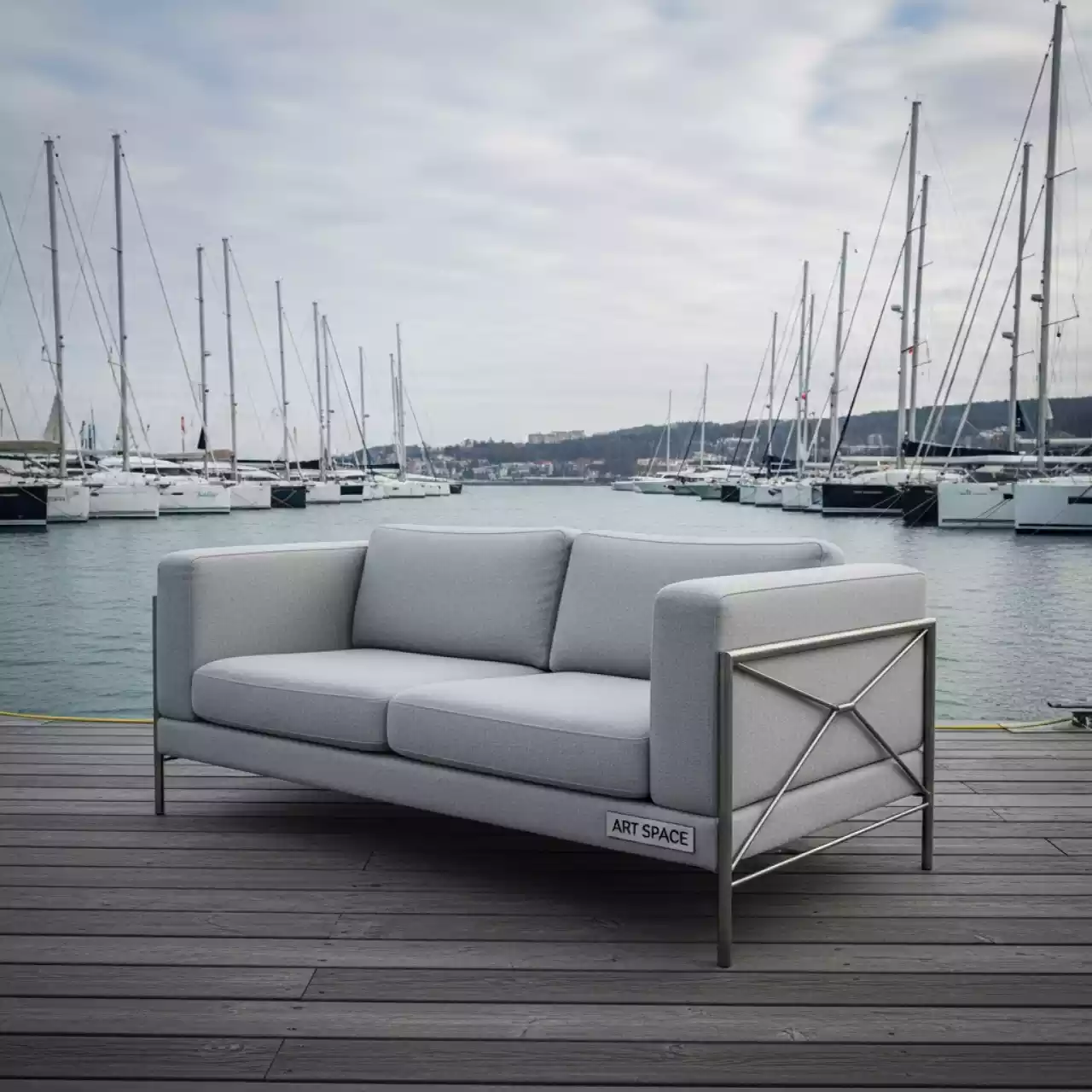 Аренда Диван Nimbus двухместный на парусной регате (Сочи) — ART SPACE