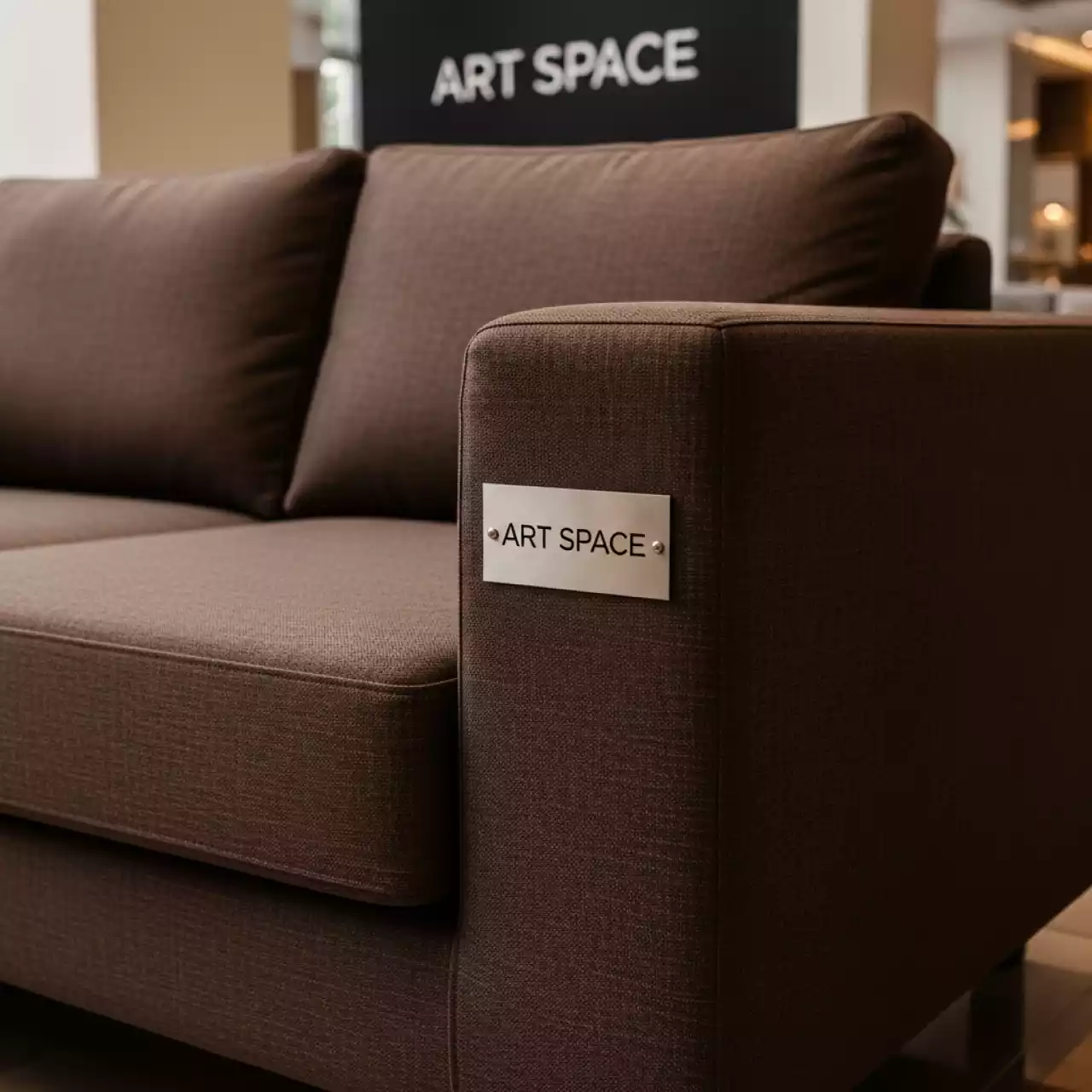 Аренда Диван Opera трехместный раскладной шоколадно коричневый в Cosmos Sochi Hotel — ART SPACE