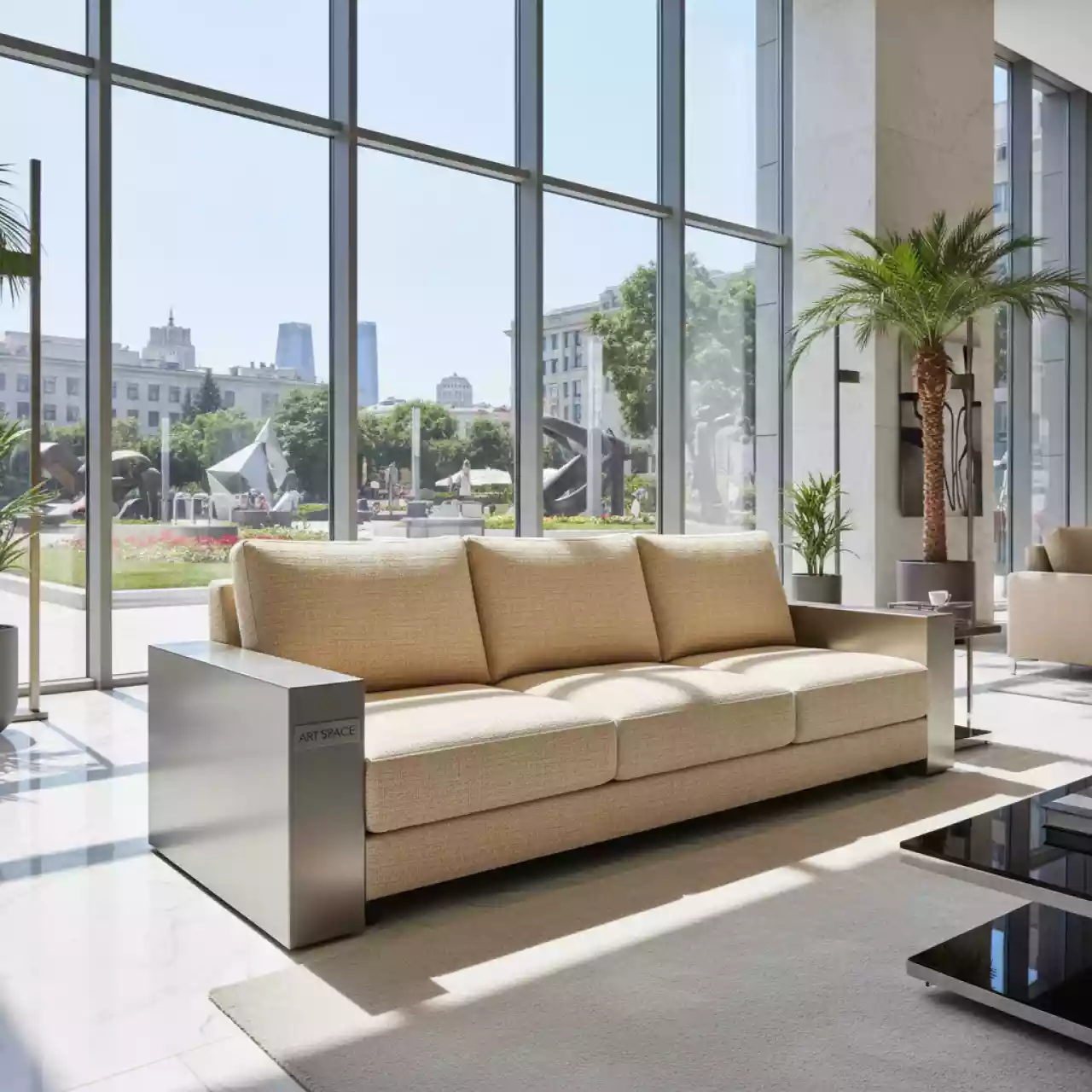 Аренда Диван Palermo трехместный раскладной 1 кат. в Mantera Supreme — ART SPACE