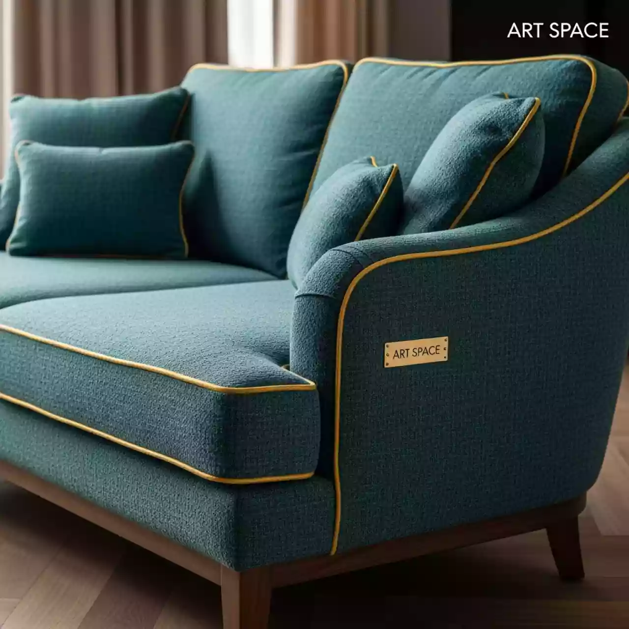 Аренда Диван плетеный двухместный Monaco Lounge с подушками в ресторане «Сыроварня» — ART SPACE