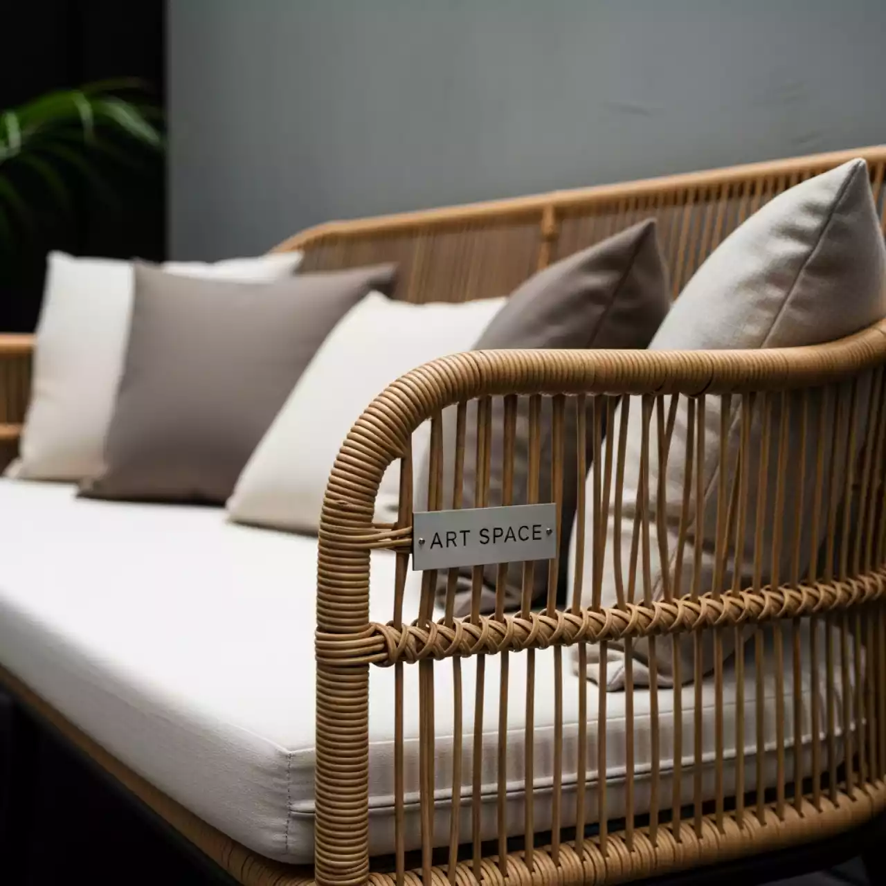 Аренда Диван плетеный с подушками Jupiter в Radisson Hotel Rosa Khutor — ART SPACE