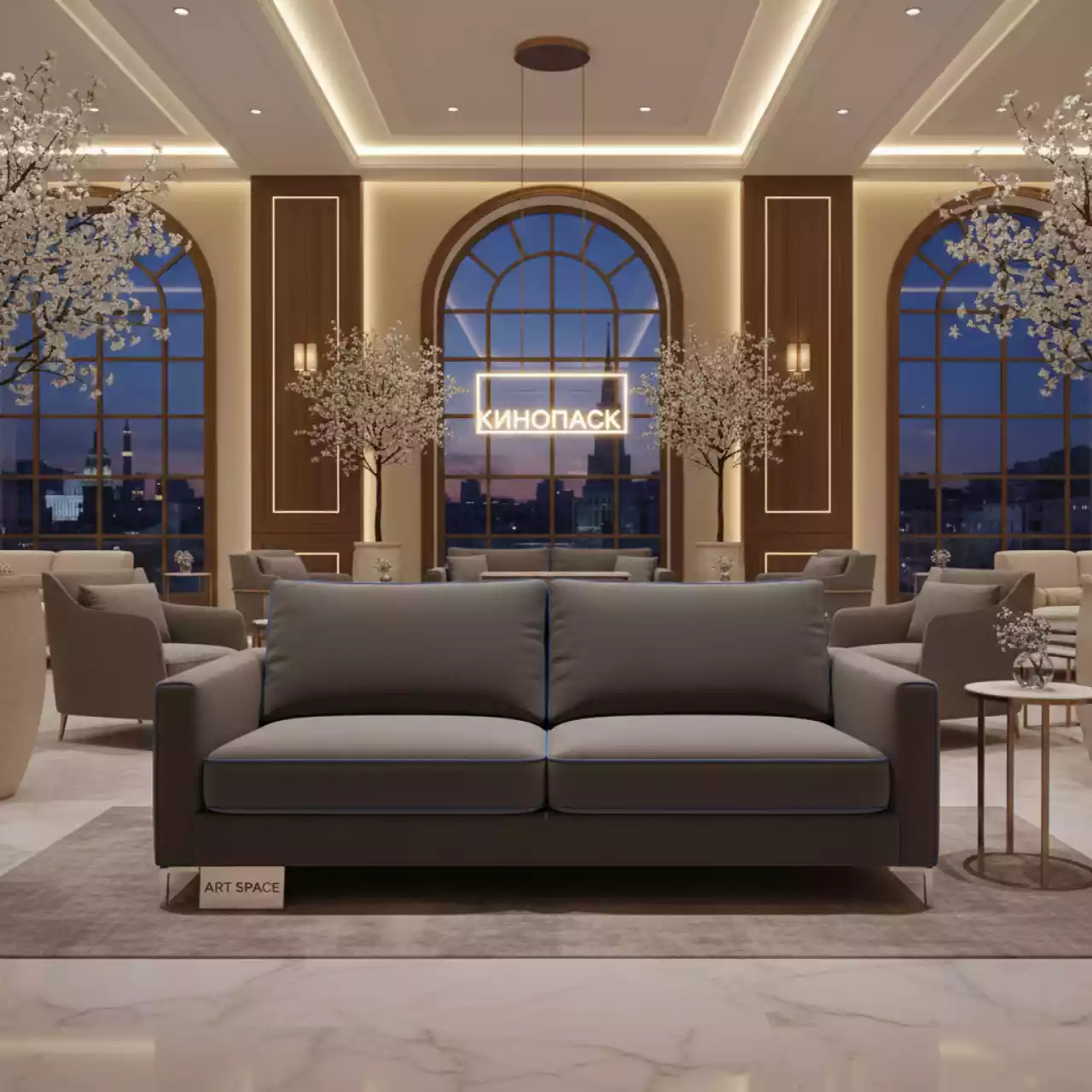 Аренда Диван прямой двухместный Сократ в Stella di Mosca — ART SPACE