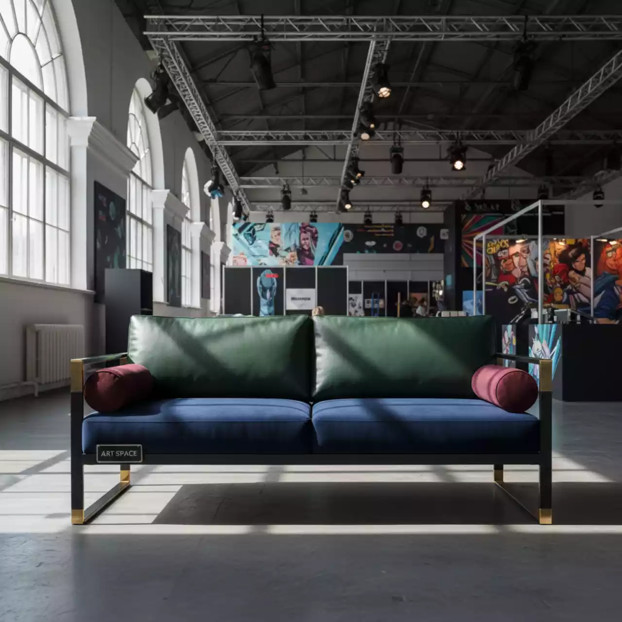 Аренда Диван Rondelle в зале «Чайка» (Морпорт) — ART SPACE