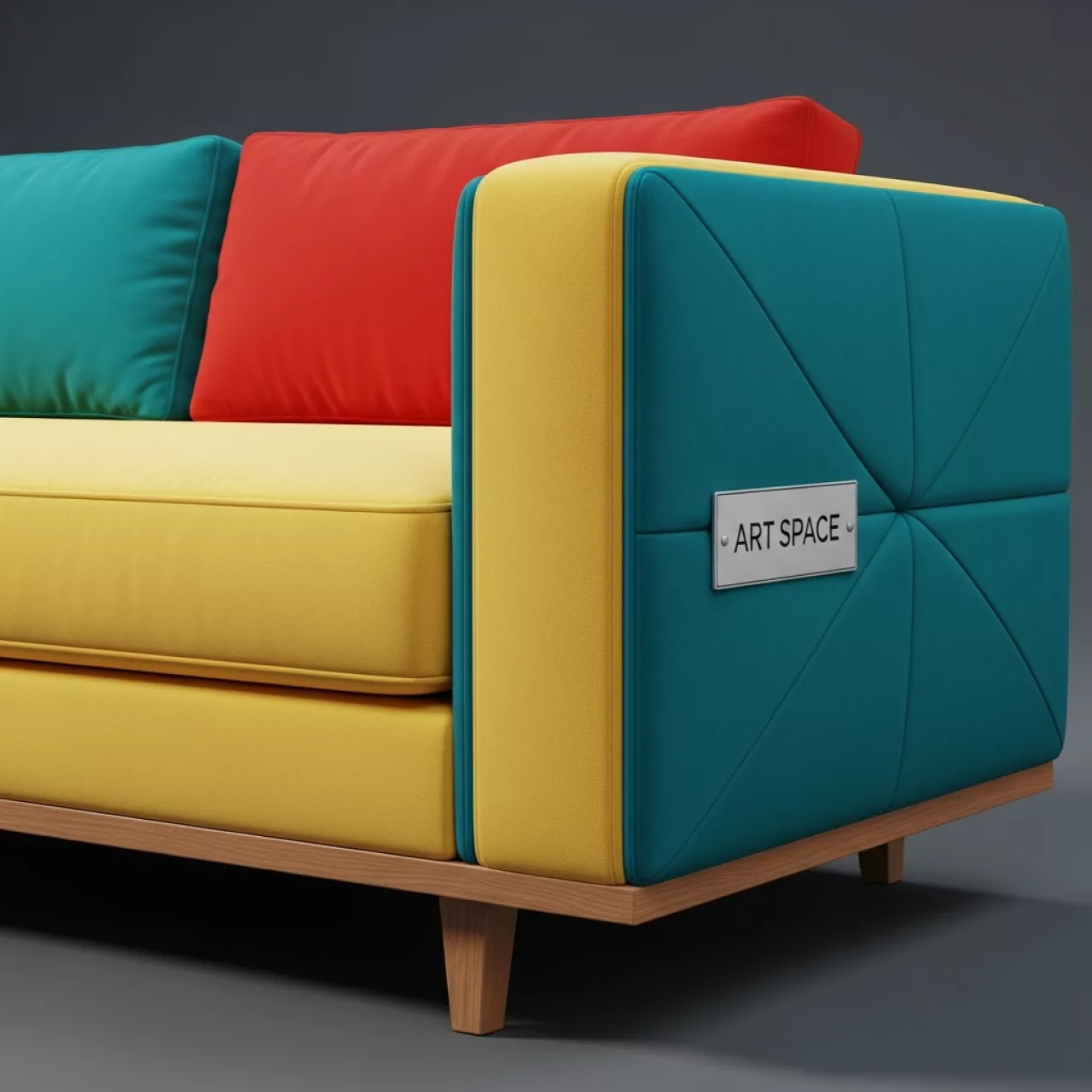 Аренда Диван Рондо 1000 мм на арене «Фишт» — ART SPACE