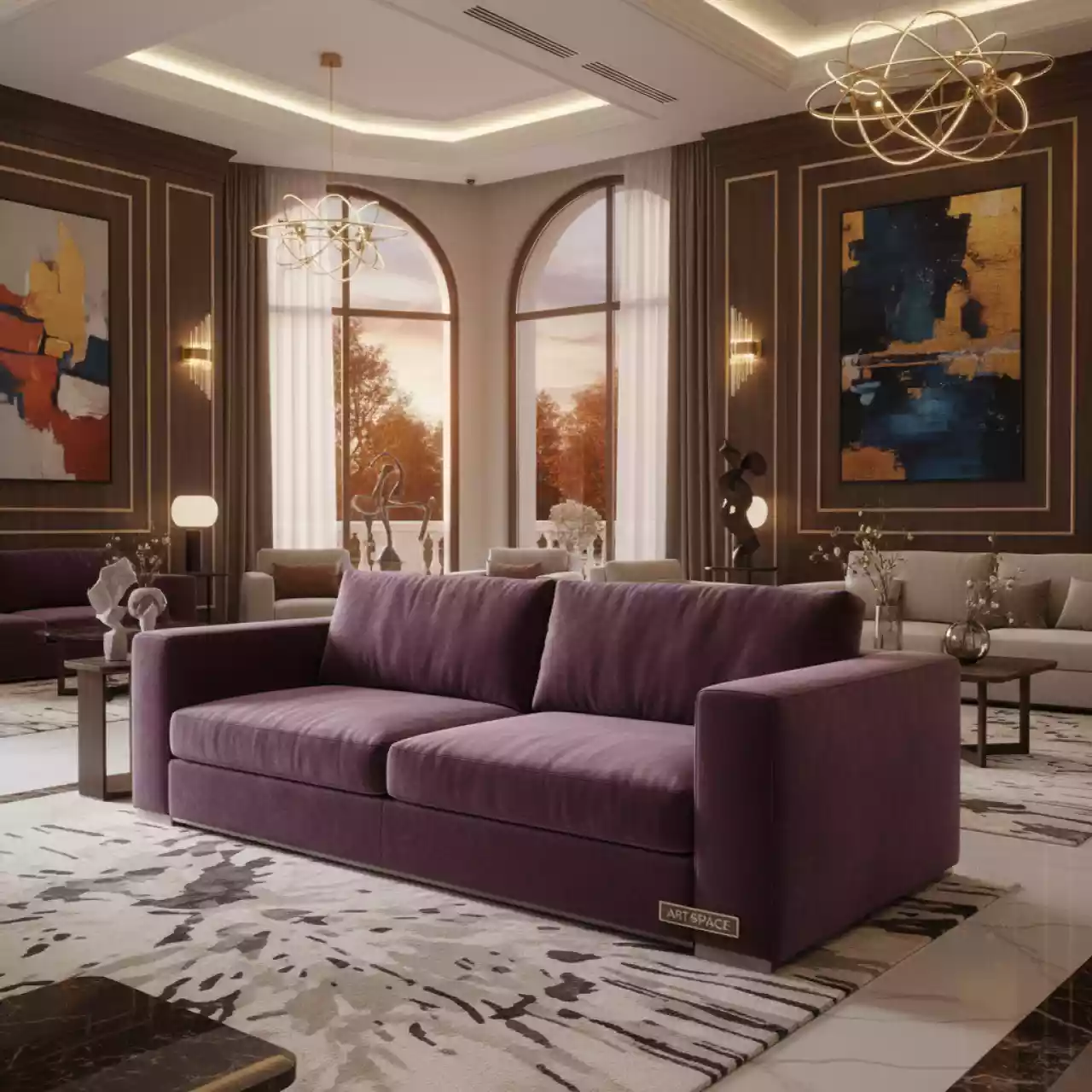 Аренда Диване с подлокотниками в казино «Сочи» — ART SPACE