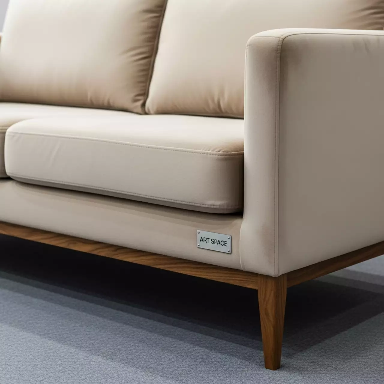 Аренда Диван Сега М вельвет орех beige в Red Arena — ART SPACE