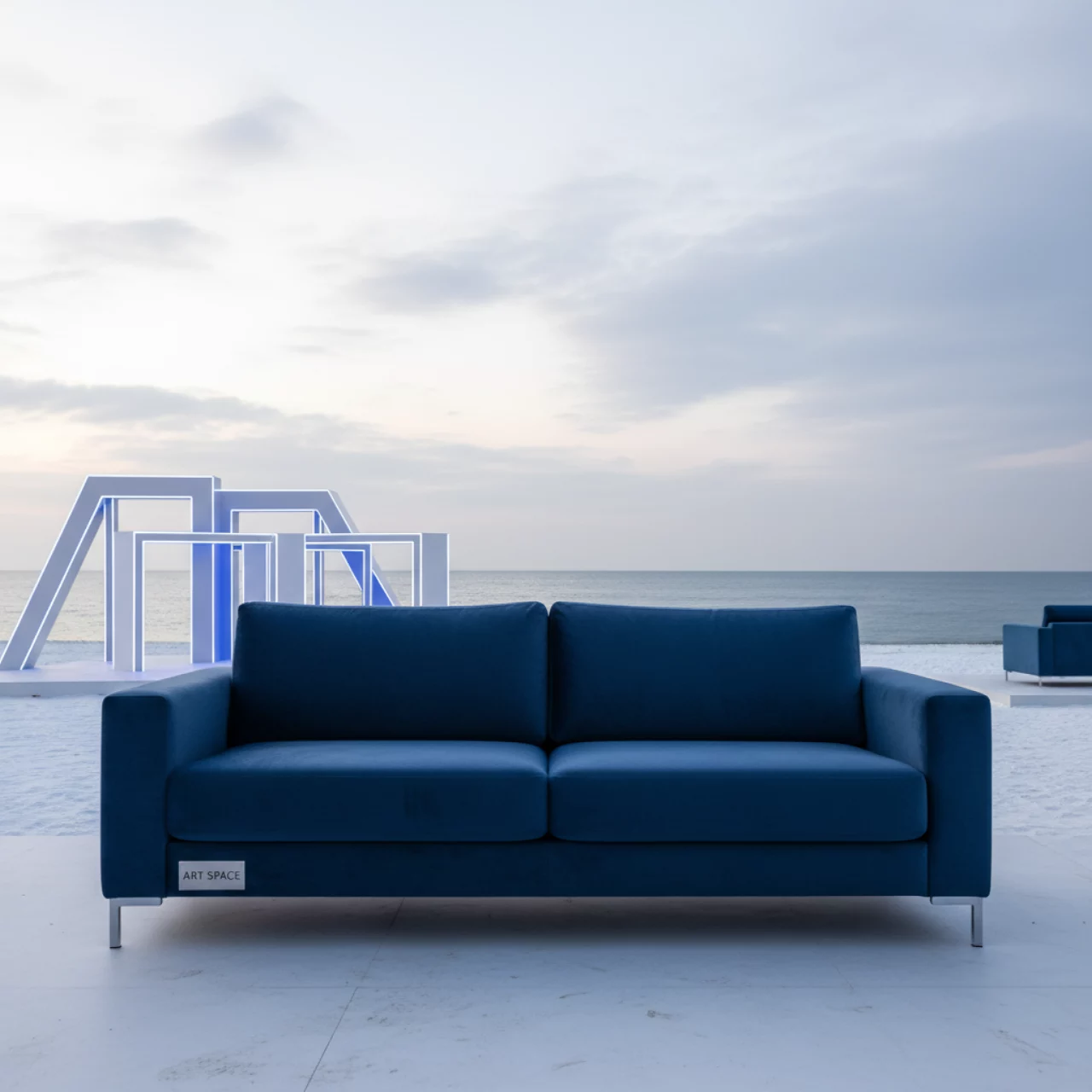 Аренда Диван Sigma 1500 велюровый на пляже «Мандарин» — ART SPACE