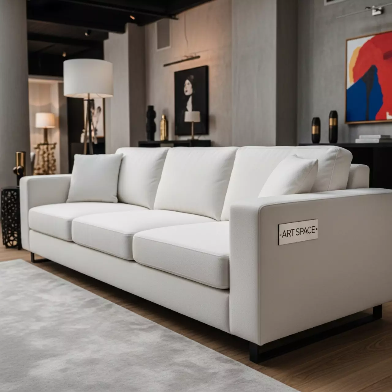 Аренда Диван трехместный белый Cyber в Swissôtel Resort Sochi Kamelia — ART SPACE