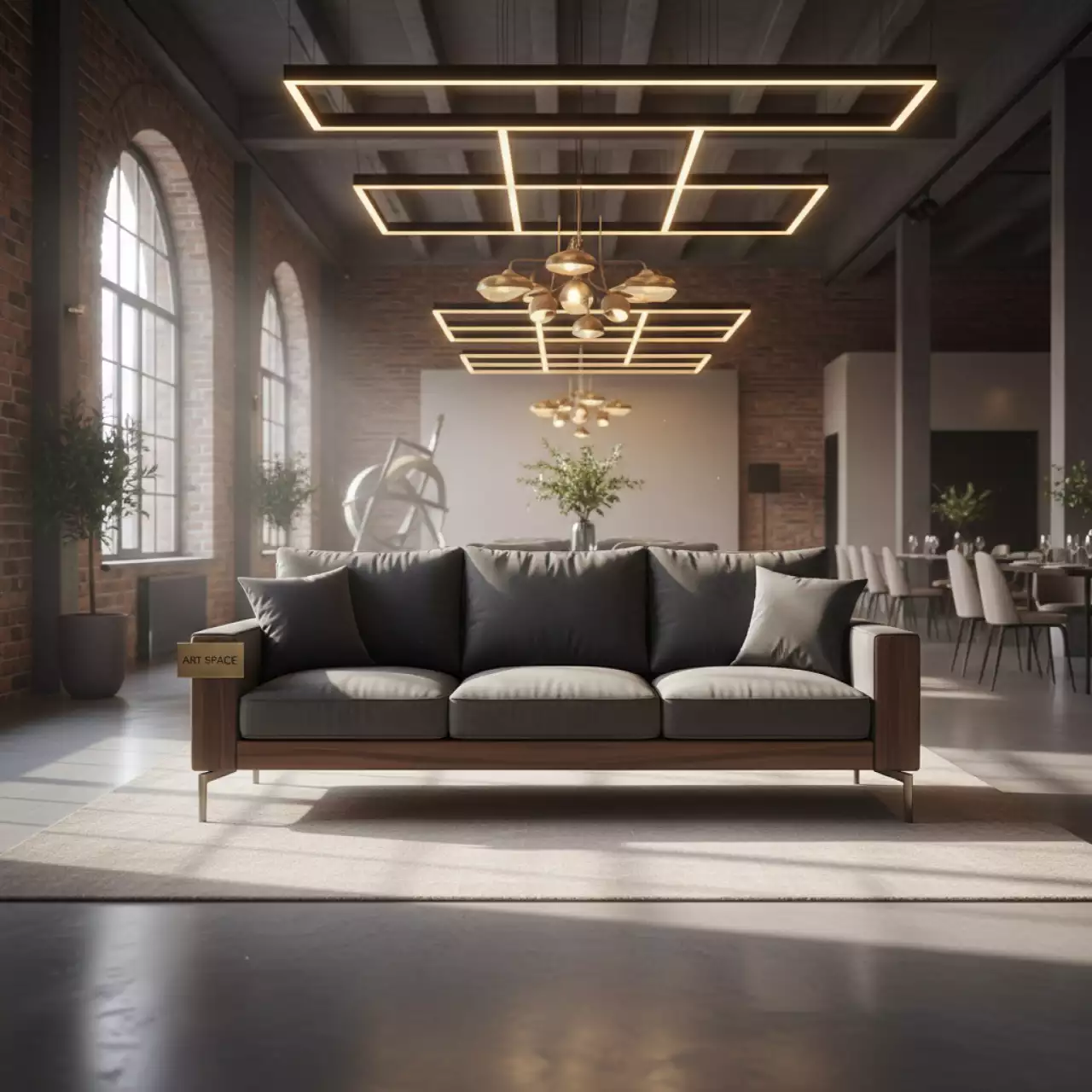 Аренда Диван трехместный C’est La Vie с подушками в Stella di Mosca — ART SPACE