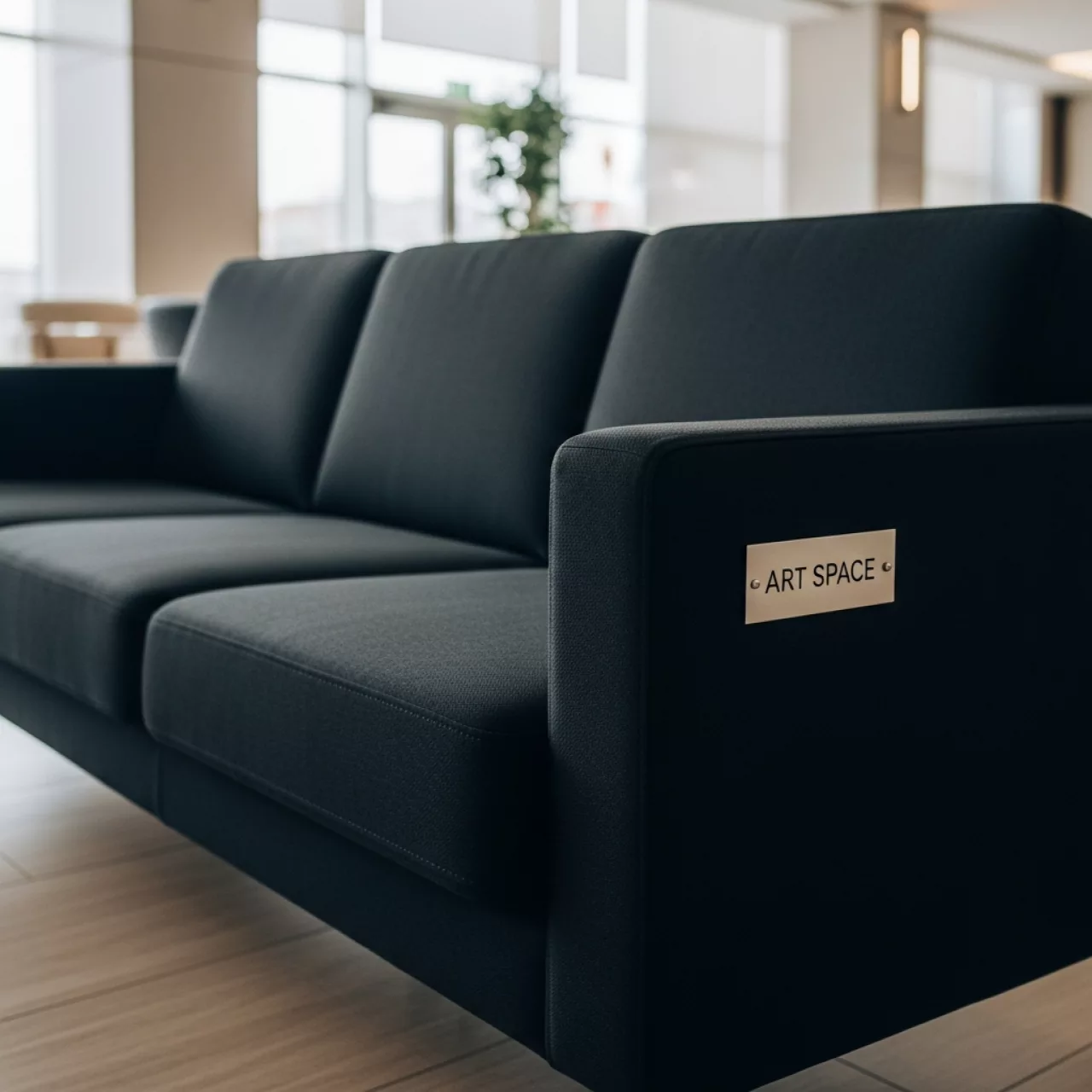 Аренда Диван трехместный черный Panda в Courtyard by Marriott Sochi — ART SPACE