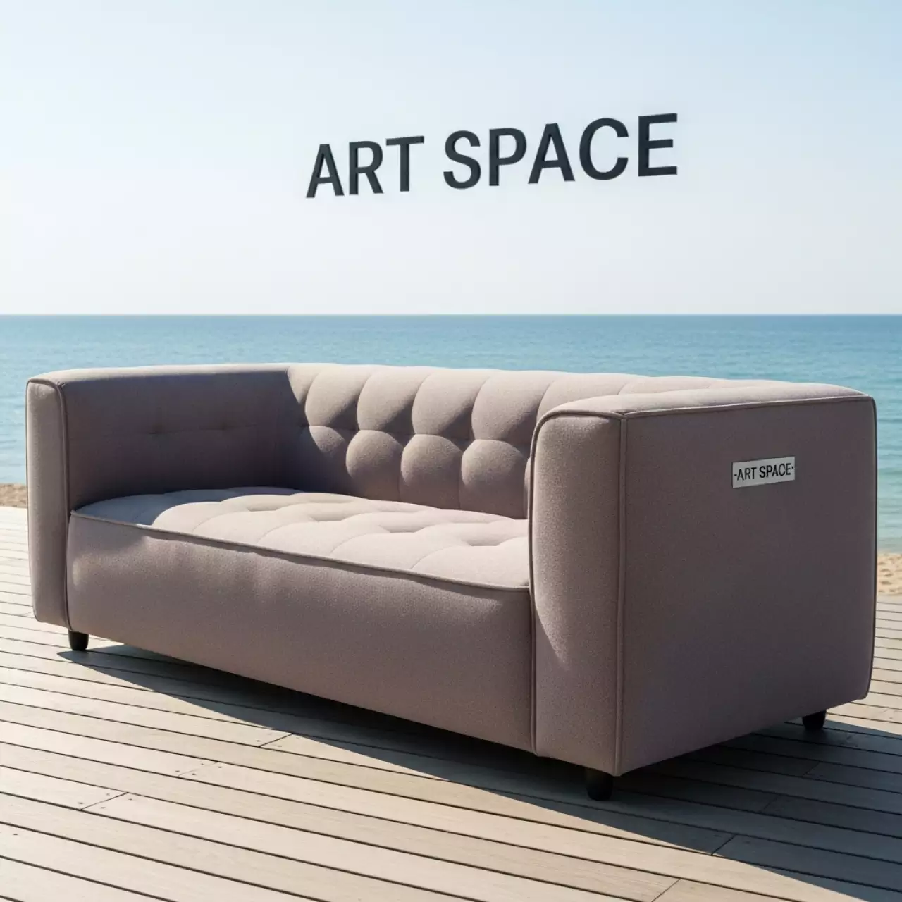 Аренда Диван трехместный kubus на пляже «Маяк» — ART SPACE