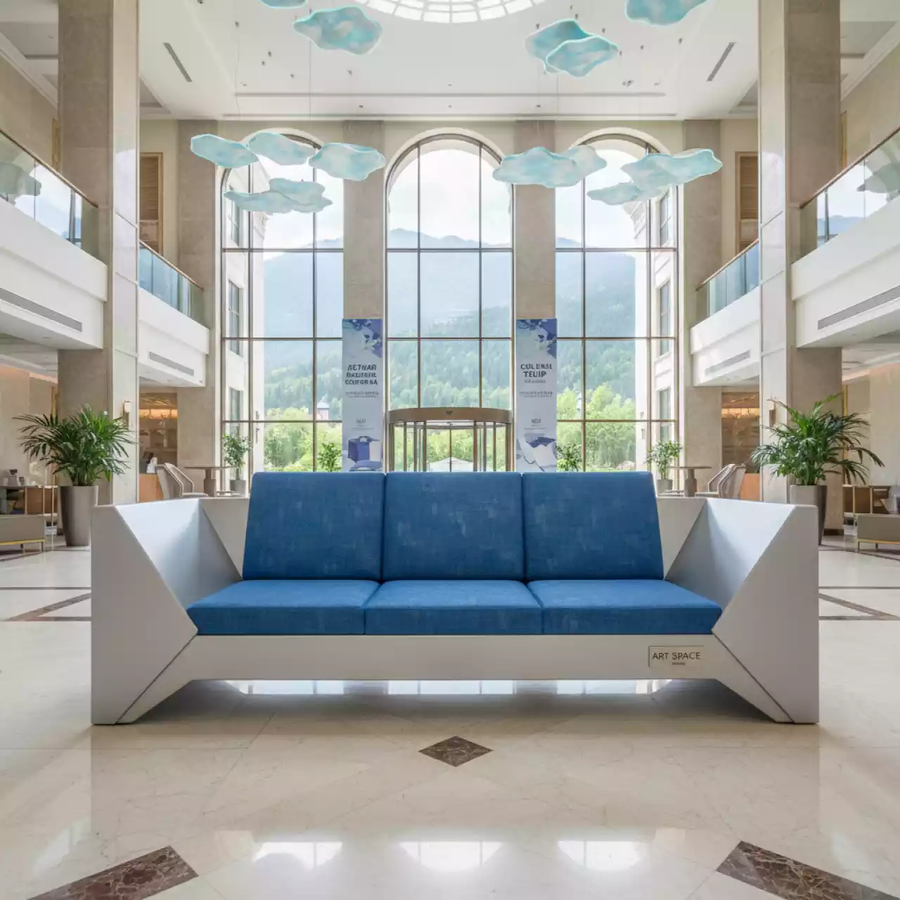 Аренда Диван трехместный Лаунж Box в Golden Tulip Rosa Khutor — ART SPACE