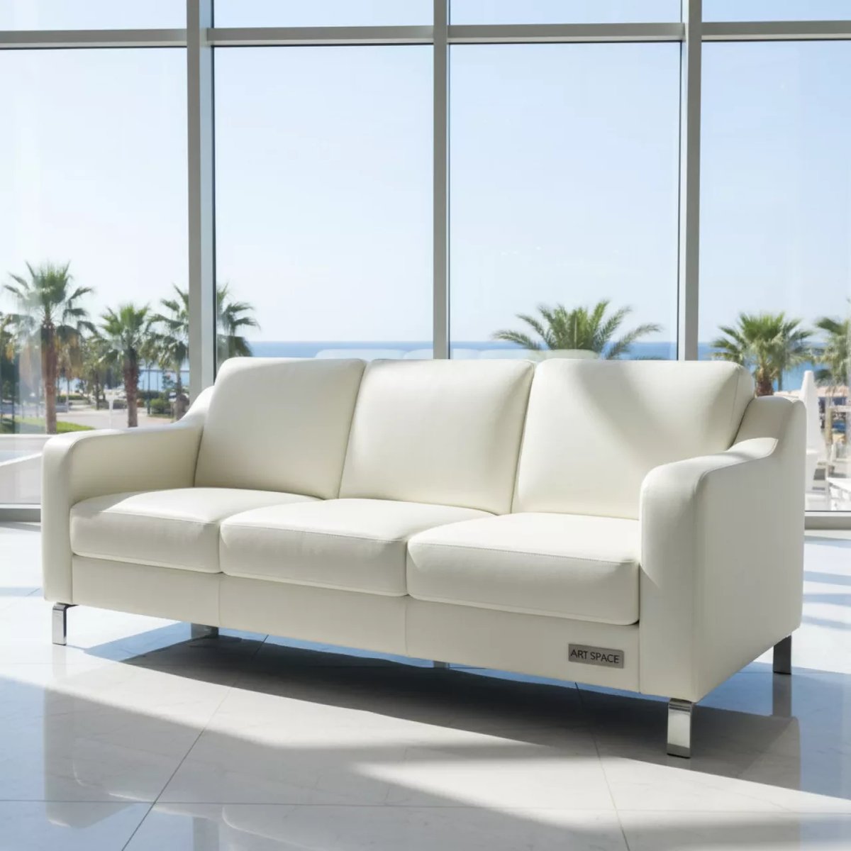 Аренда Диван трехместный President white в Гранд Отель Сочи — ART SPACE