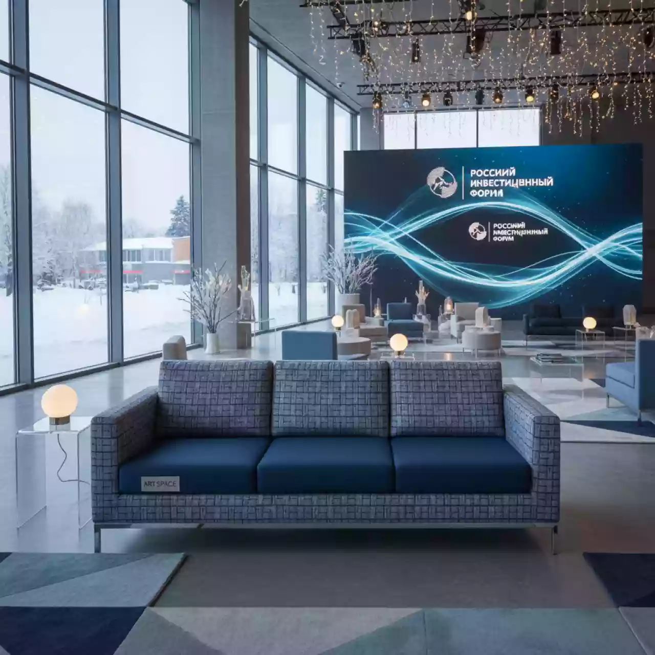 Аренда Диван трехместный Riva в санатории «Октябрьский» — ART SPACE