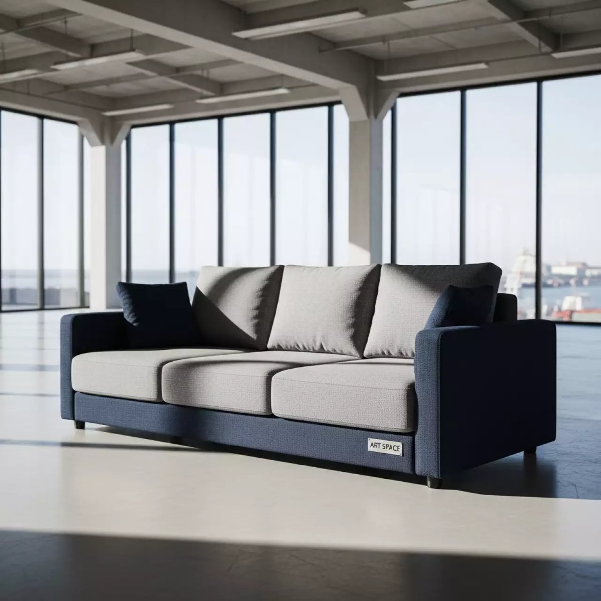 Аренда Диван трехместный Roberto 250 4K Modena5055 7055 в зале «Чайка» (Морпорт) — ART SPACE