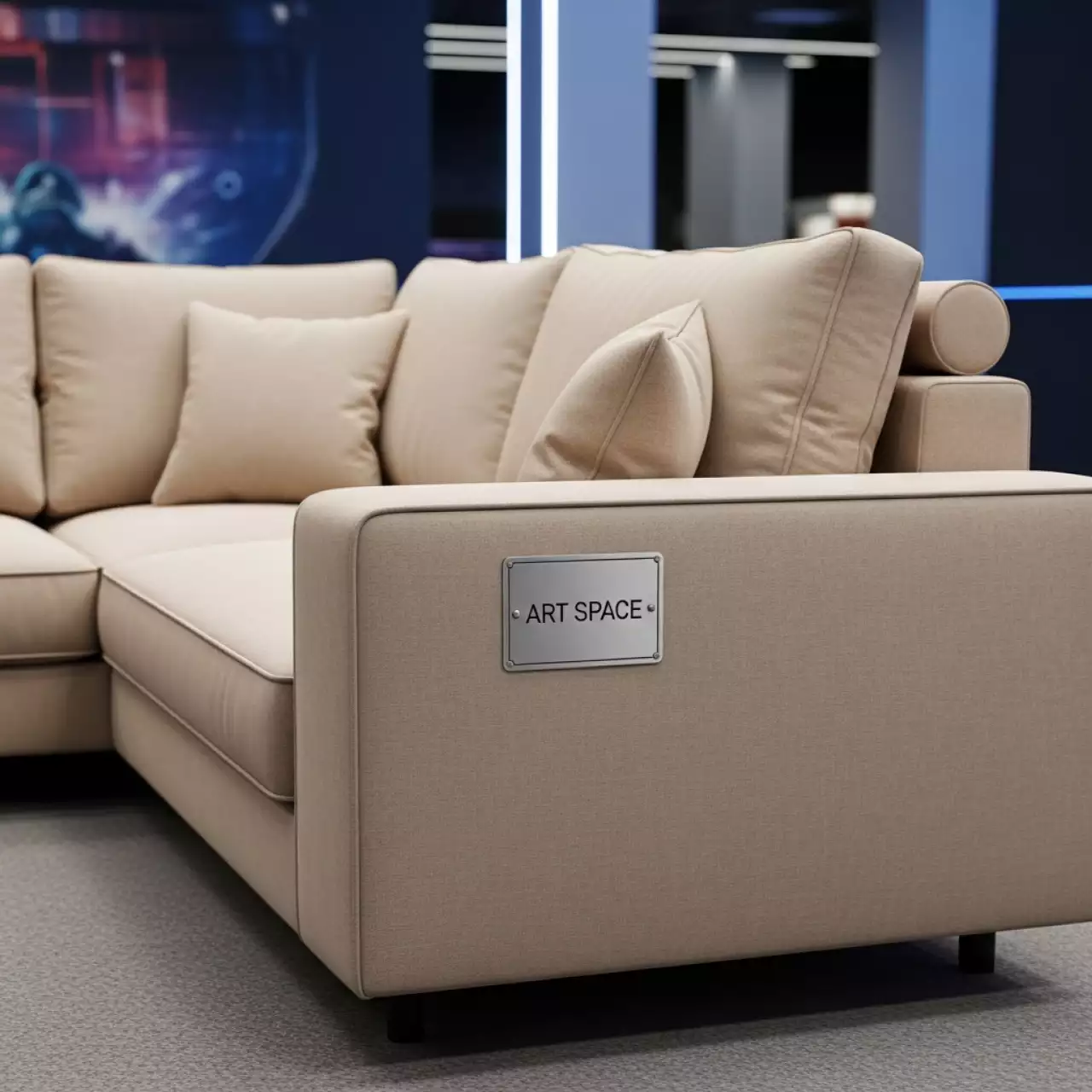Аренда Диван угловой Bronx Modern Бронкс бежевый в санатории «Русь» — ART SPACE