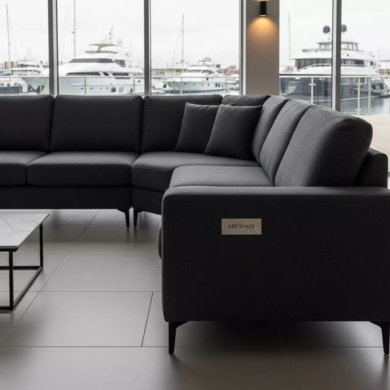 Аренда Диван угловой Мондо в зале «Чайка» (Морпорт) — ART SPACE