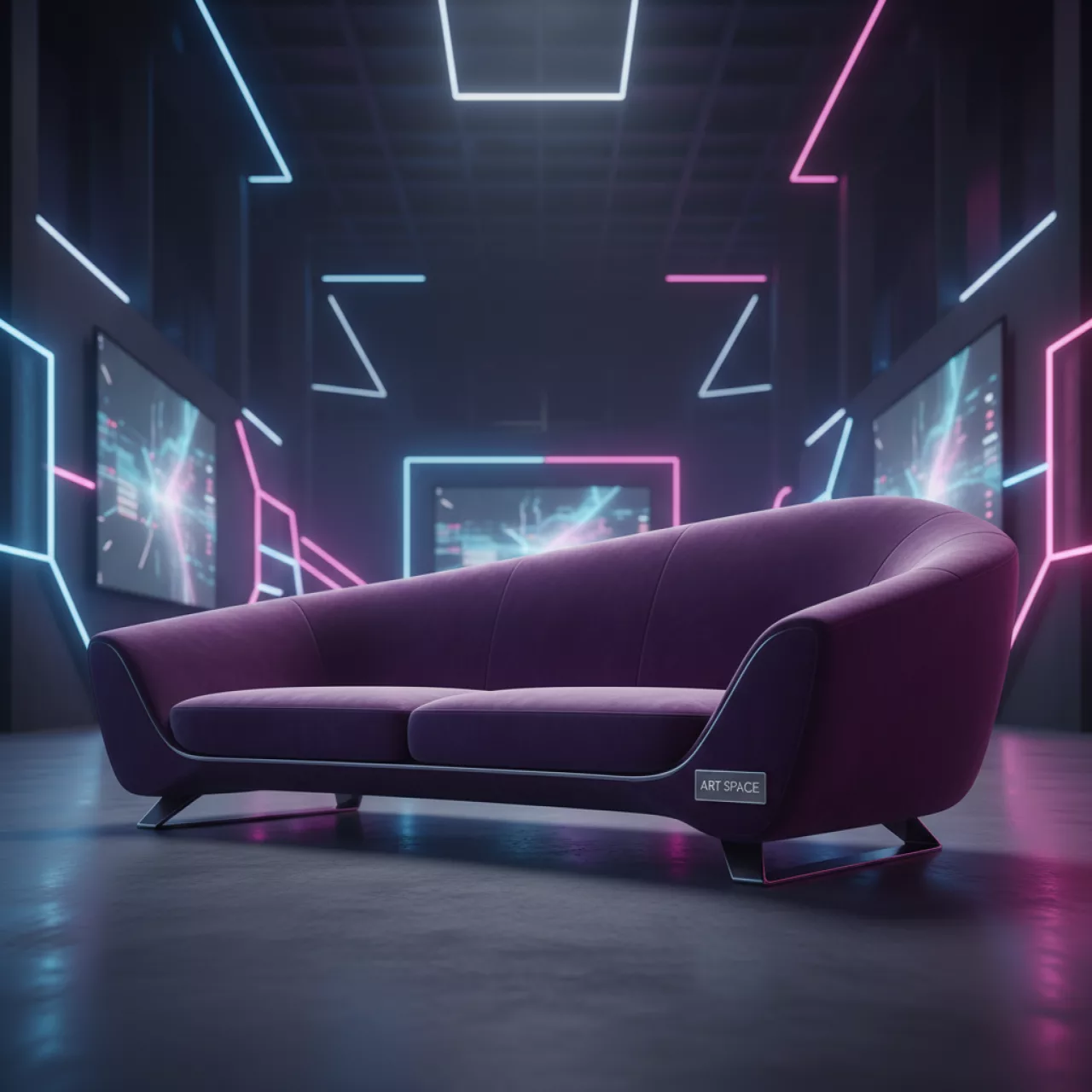 Аренда Диван Violet в Delta Sirius — ART SPACE