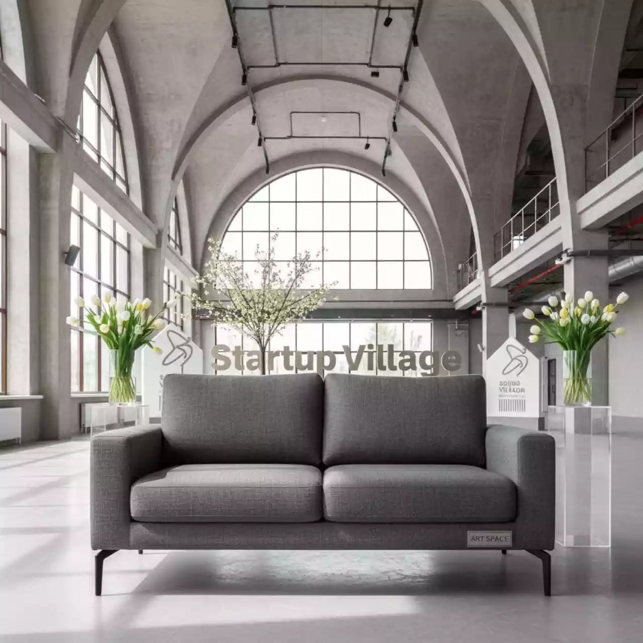 Аренда Диван Wes двухместный в санатории «Заполярье» — ART SPACE