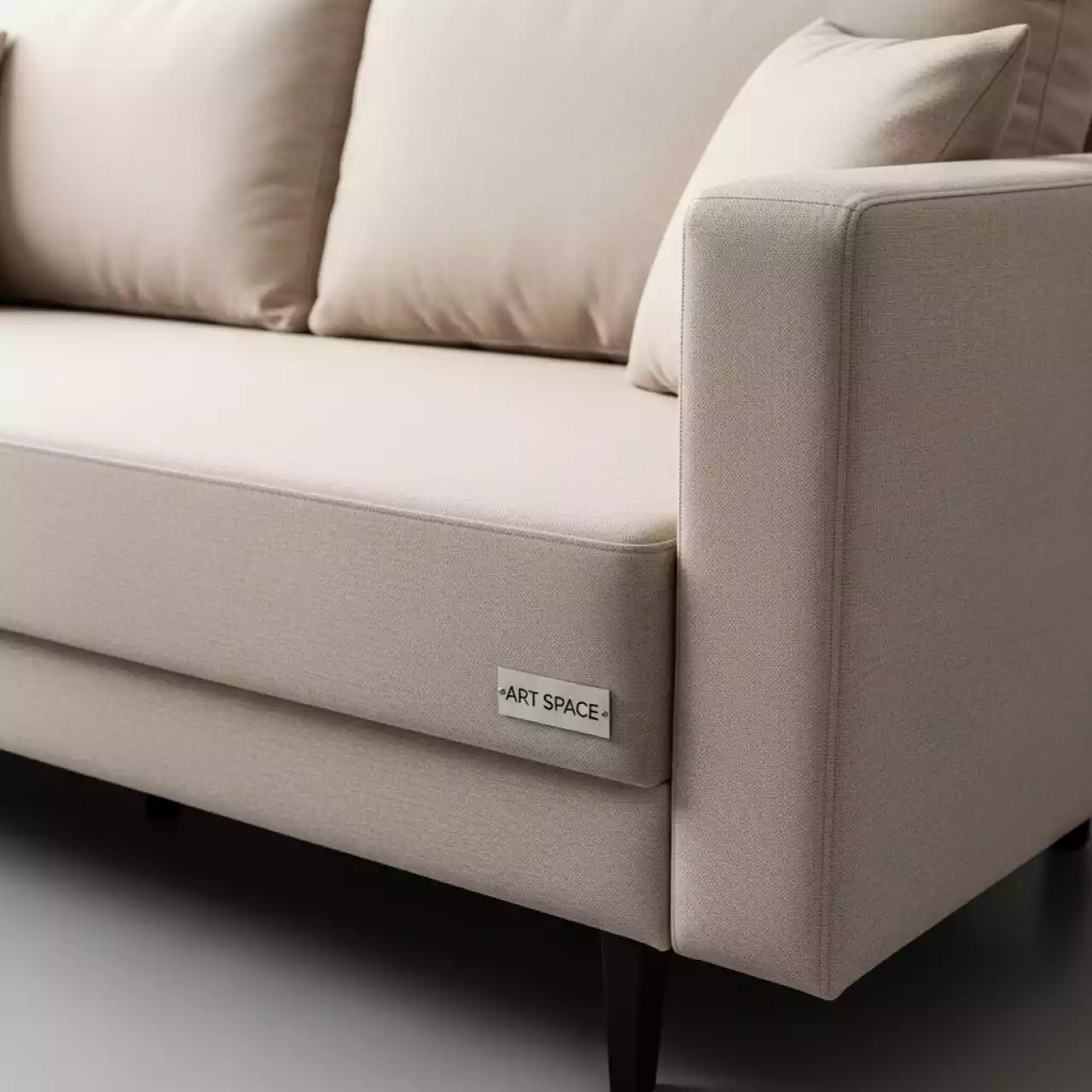 Аренда Диван Юта прямой тканевый бежевый в зале «Чайка» (Морпорт) — ART SPACE