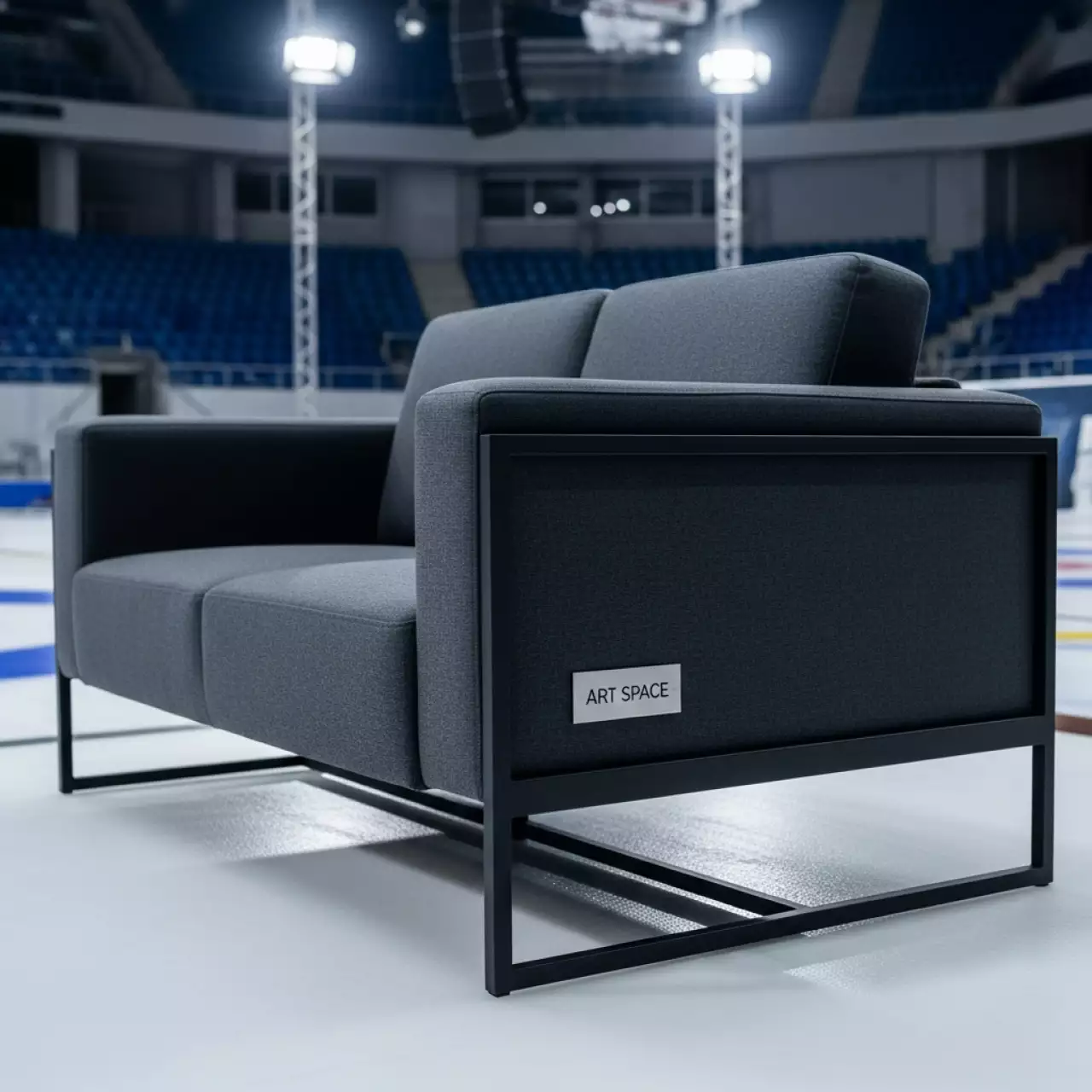Аренда Дивана двухместного Хебе в Керлинговом центре «Ледяной куб» — ART SPACE