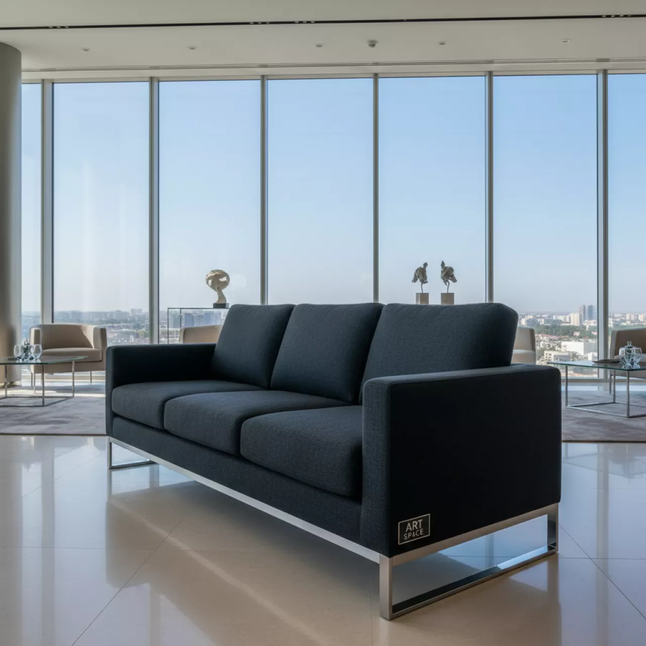 Аренда Диваны черные Horizont в Mantera Supreme — ART SPACE