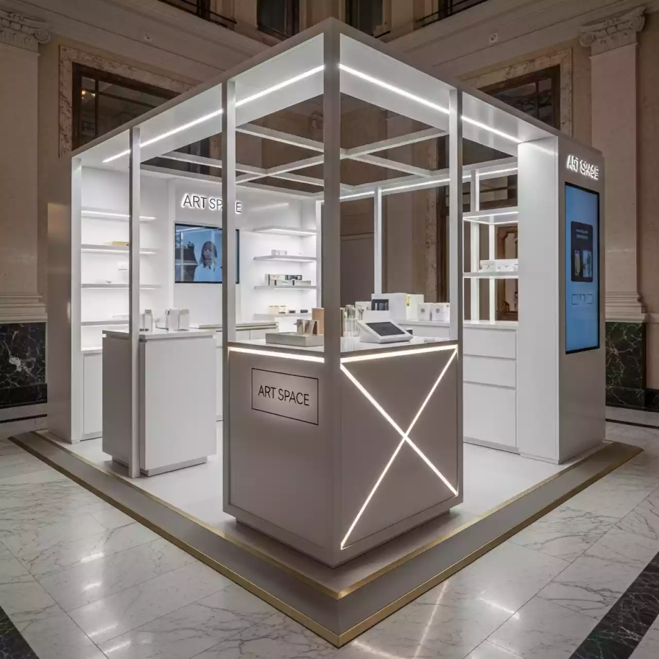 Аренда Дизайн проект торгового острова Lete в Stella di Mosca — ART SPACE