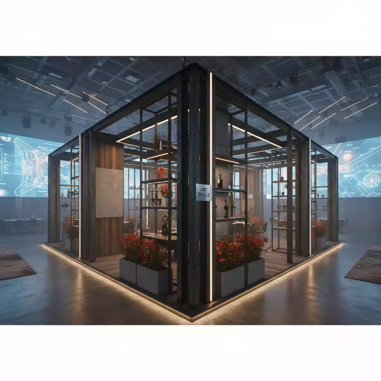 Аренда Дизайн торгового острова Isabel в Imeretinskiy Hotel — ART SPACE