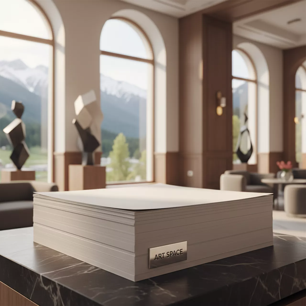 Аренда Дизайнерская бумага белая HPG VIVID 330 г м² 100 листов в казино «Сочи» — ART SPACE