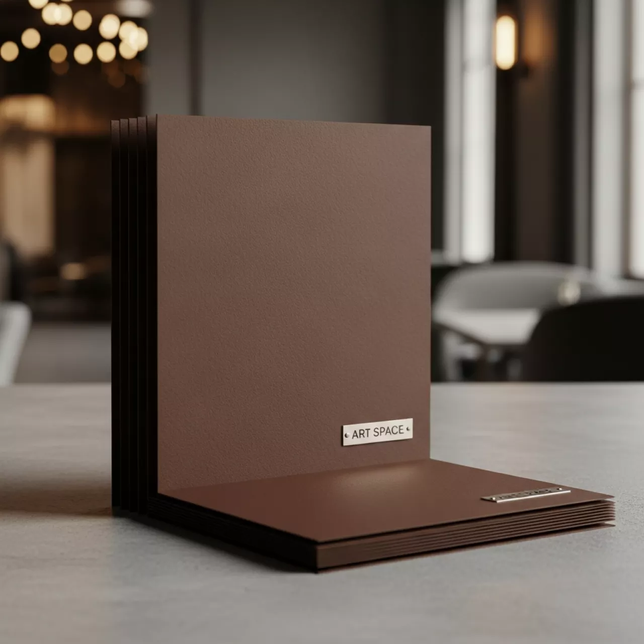 Аренда Дизайнерская бумага темно коричневая HPG VIVID 270 г м² 787x1092 мм 100 листов в Radisson Hotel Rosa Khutor — ART SPACE