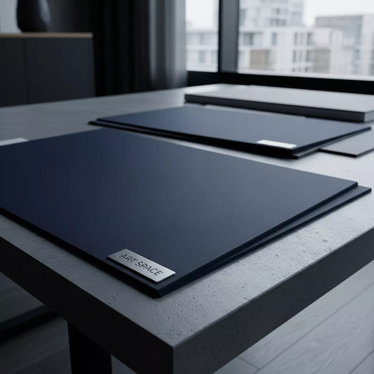 Аренда Дизайнерская бумага тёмно синяя HPG VIVID 120 г м² 787x1092 мм в Grand Karat Sochi — ART SPACE