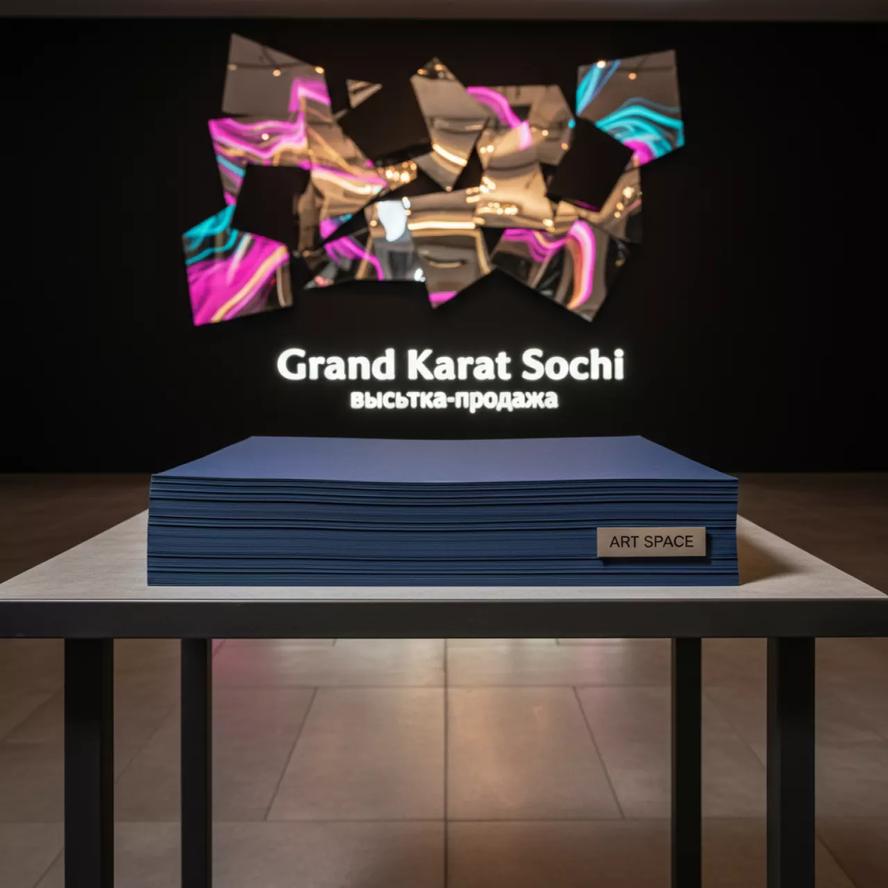 Аренда Дизайнерская бумага темно синяя HPG VIVID 270 г м² 787x1092 мм 100 листов в Grand Karat Sochi — ART SPACE