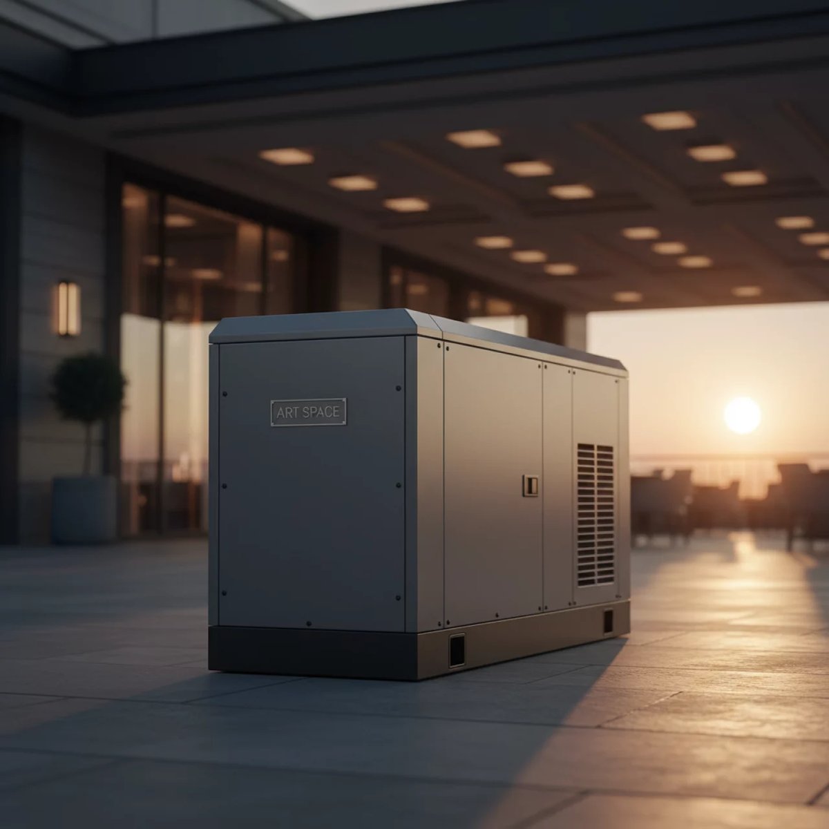 Аренда Дизельный генератор 280 кВт DCA 400 в ресторане «Brunello» — ART SPACE