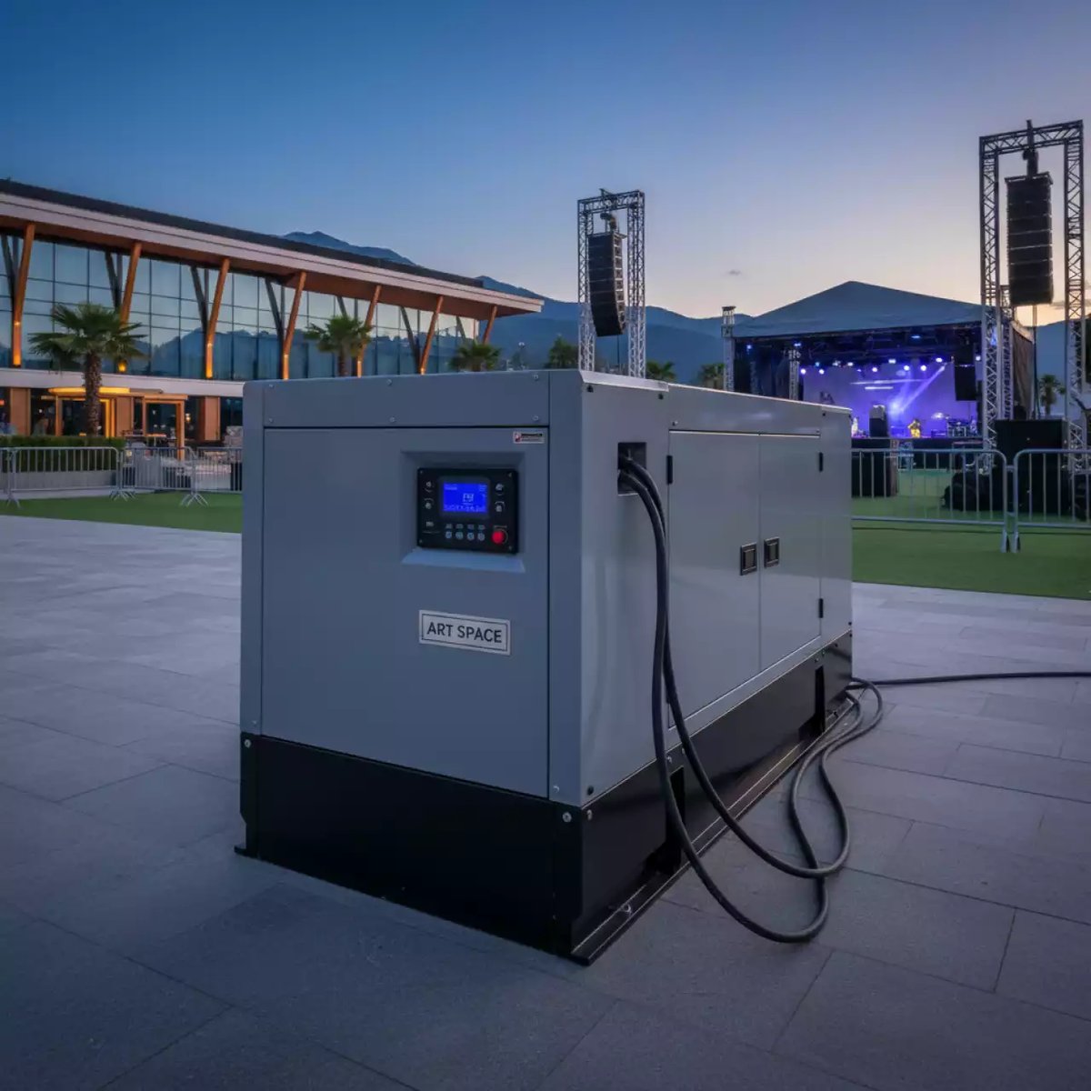 Аренда Дизельный генератор 30 кВт в Поляна 1389 Отель и Спа — ART SPACE