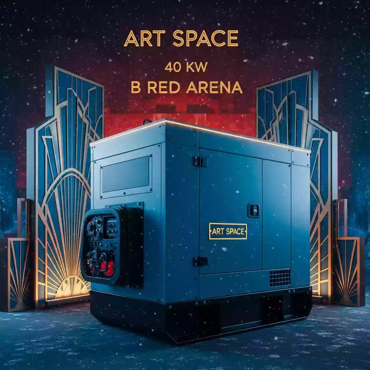 Аренда Дизельный генератор 40 кВт DCA в Red Arena — ART SPACE