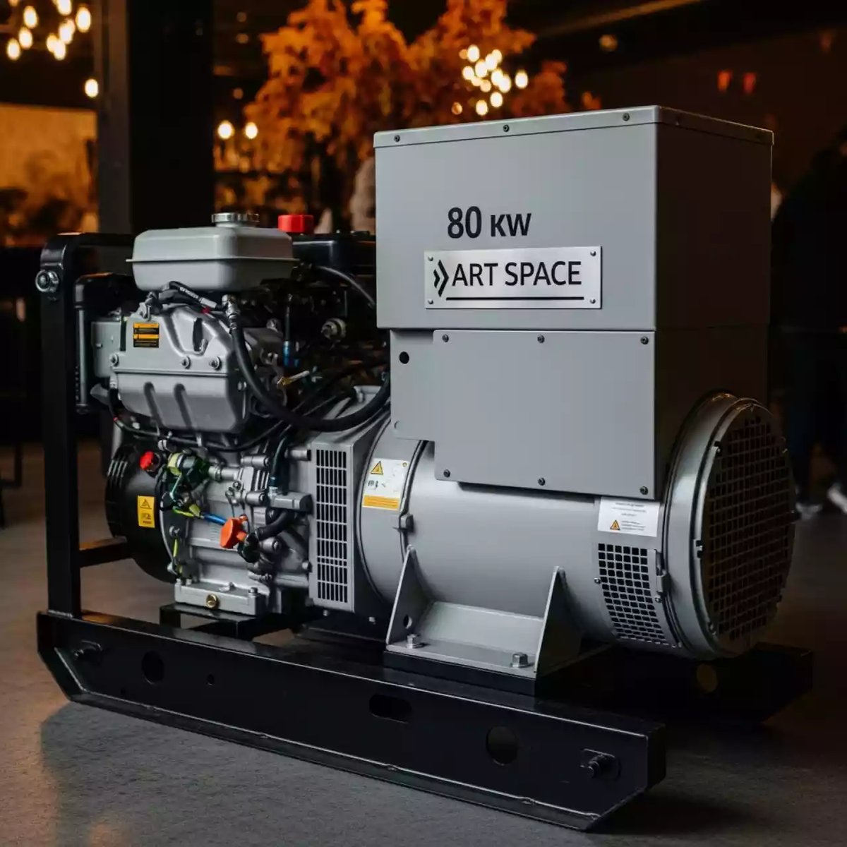 Аренда Дизельный генератор GEKO 80 кВт в ресторане «D.O.M» — ART SPACE