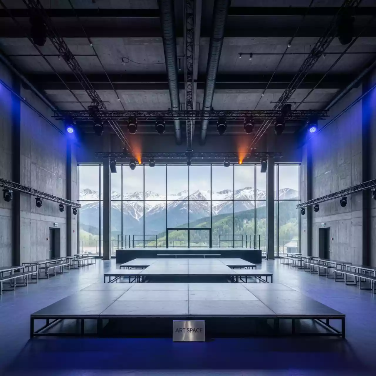 Аренда Дом культуры "Фотофактура" в ледовом дворце «Роза Хутор» — ART SPACE