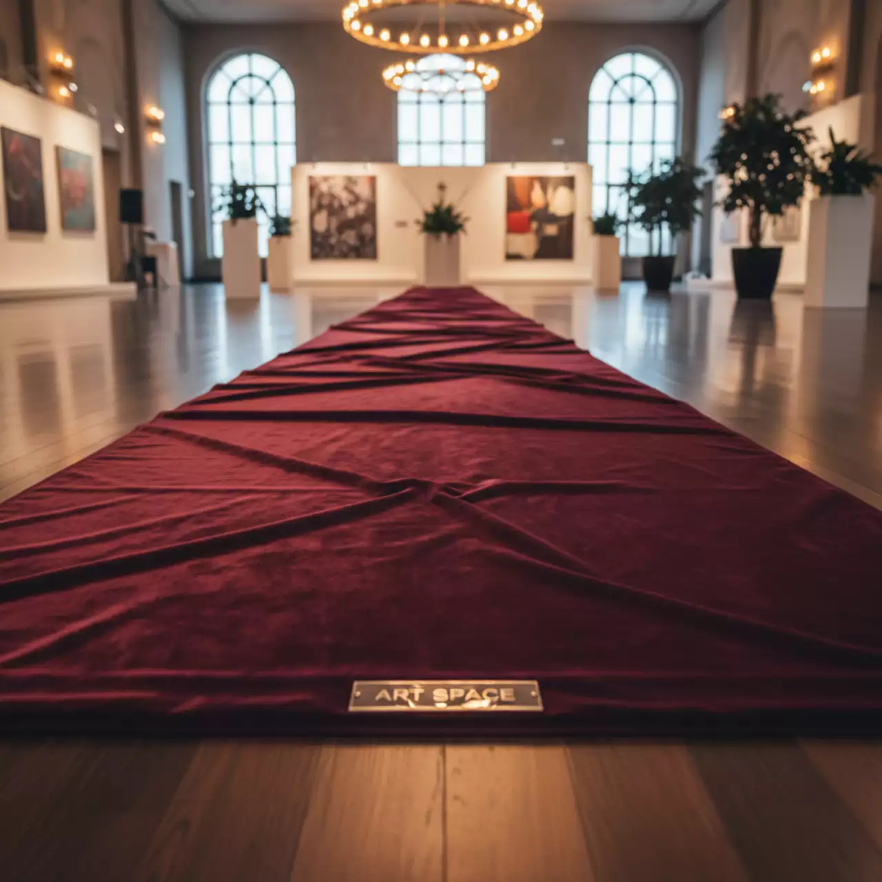 Аренда Дорожка габардин бордовая 3 м в Radisson Blu Resort & Congress Centre — ART SPACE