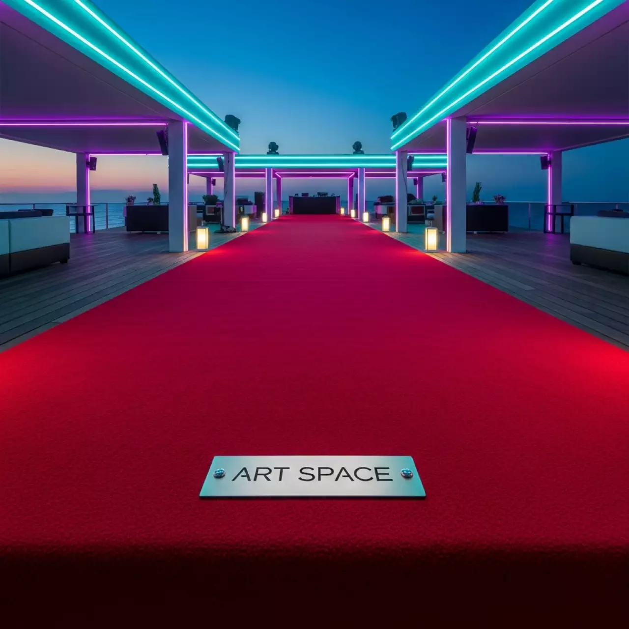 Аренда Дорожка ковровая красная 50 м² на пляжных клубах Хосты — ART SPACE