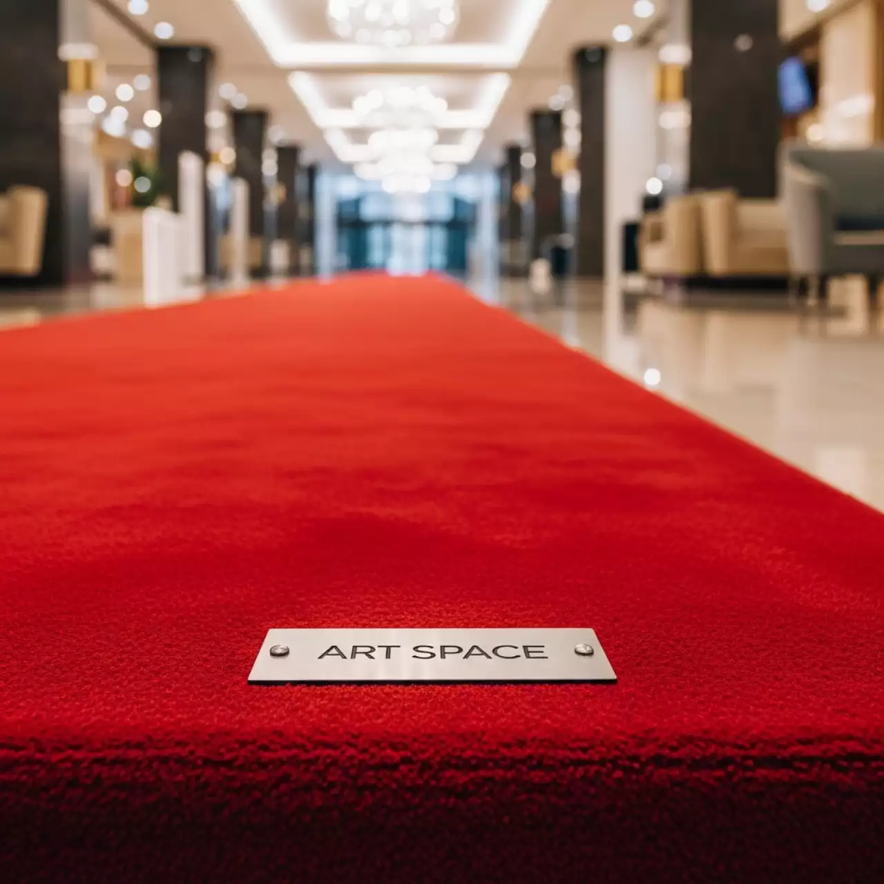 Аренда Дорожка красная ковролин 1х10 м в Radisson Blu Resort & Congress Centre — ART SPACE