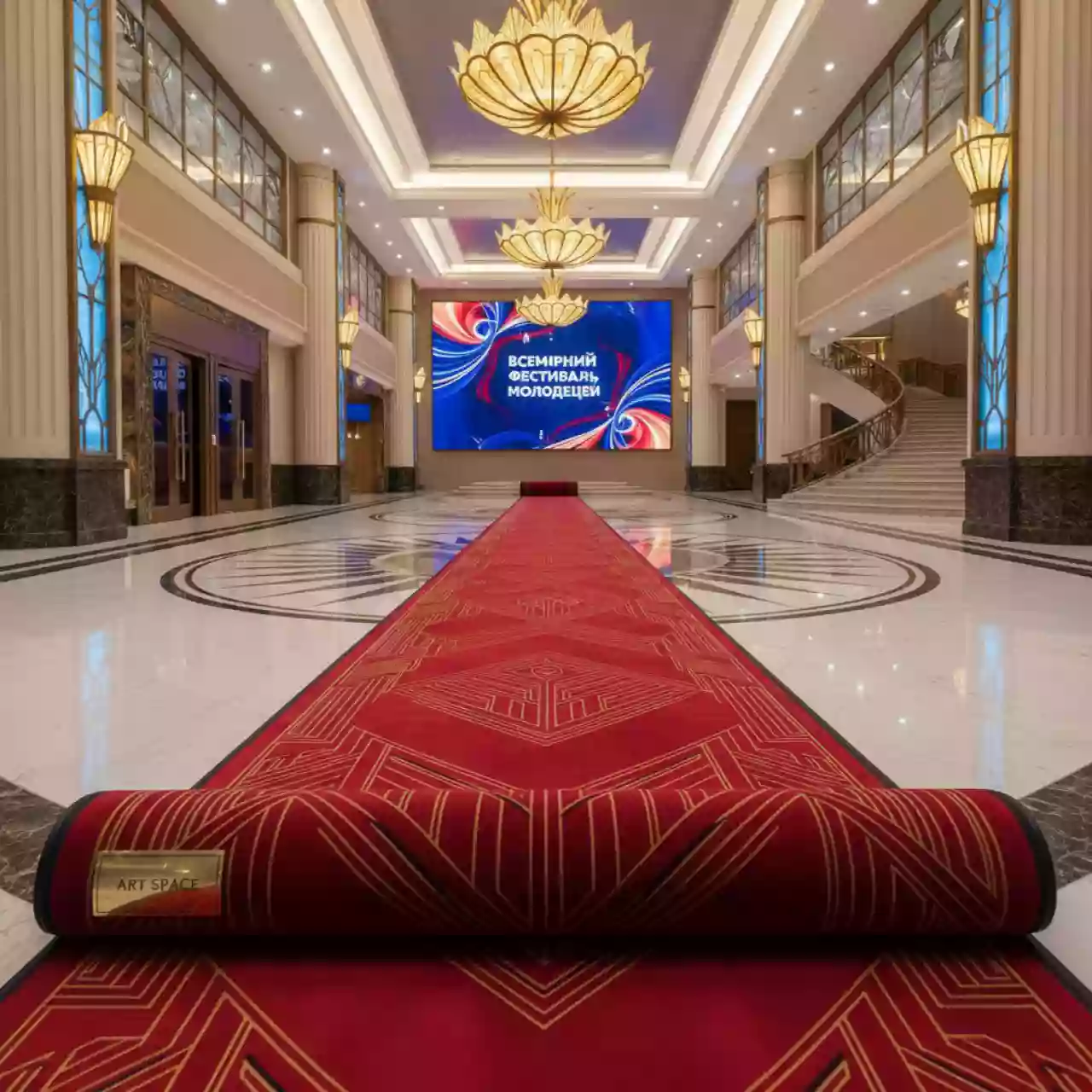 Аренда Дорожка красная ковролин в казино «Сочи» — ART SPACE