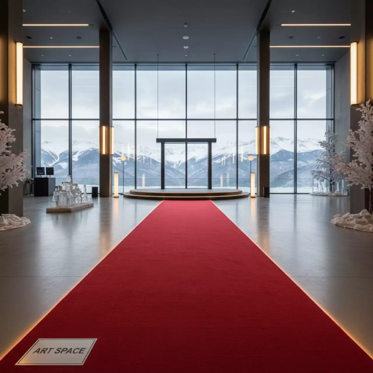 Аренда Дорожка красная "Кремлевская" 5 м на курорте «Газпром» (Альпика) — ART SPACE