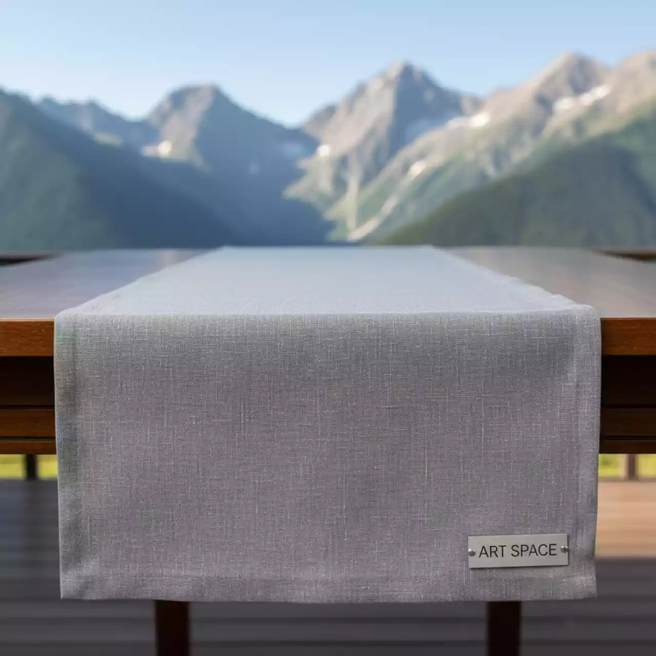 Аренда Дорожка льняная серая 3х0,4 м на курорте «Газпром» (Альпика) — ART SPACE