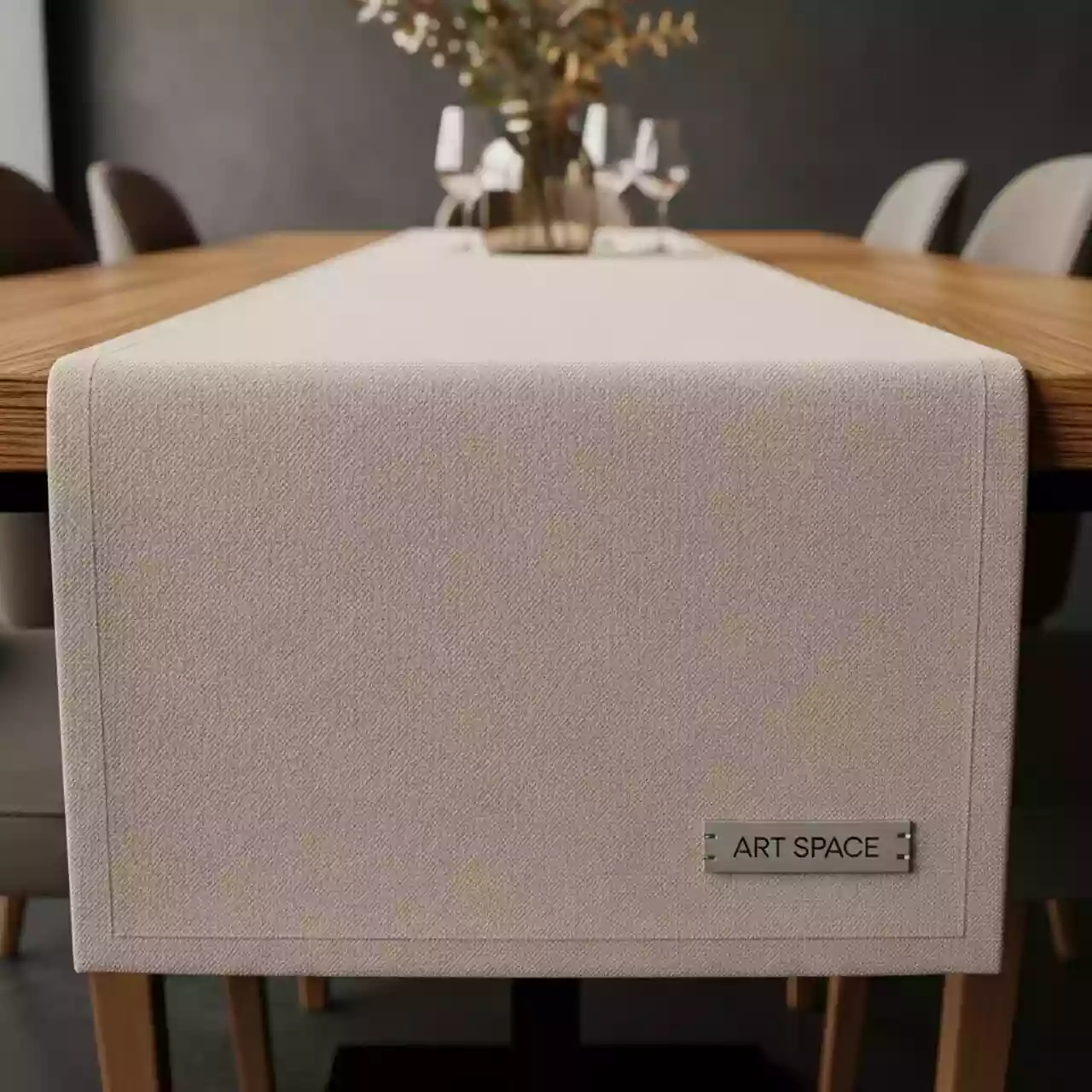 Аренда Дорожка раннер "Габардин" светло бежевая 1500 мм в Boutique Hotel PORTUM 1905 — ART SPACE